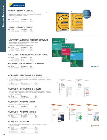 OfficeNationalAfrica 办公 Products 家具目录 | 版 25 | PA 办公 National 第 16 页