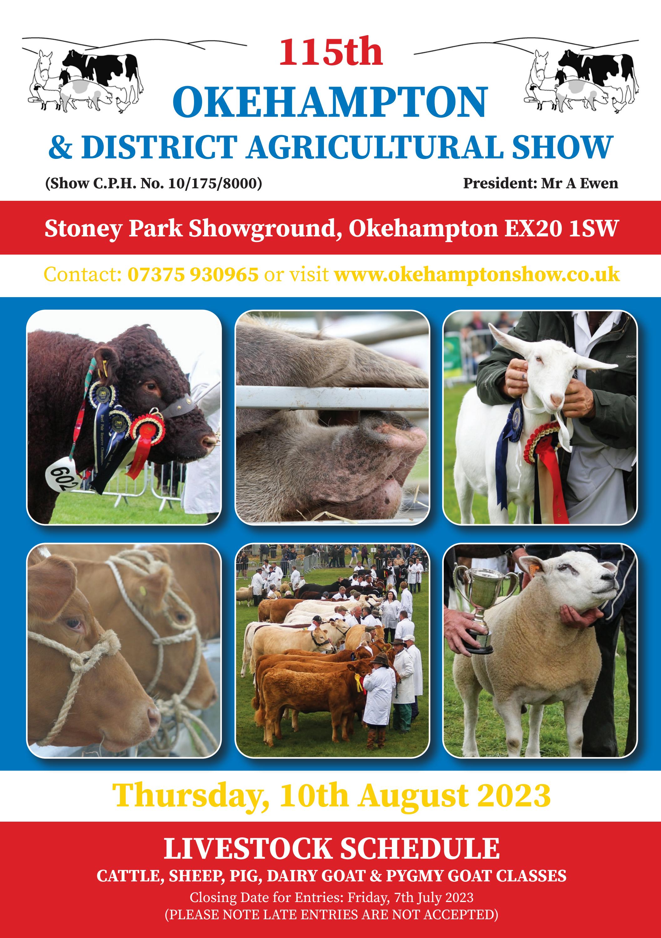 Okehampton Show Livestock Schedule 2023 by GWPublishingLtd - Issuu