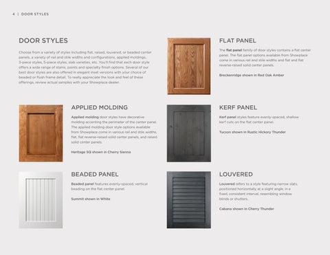 Styles, Woods × Finishes | featuring all lines 第 4 页