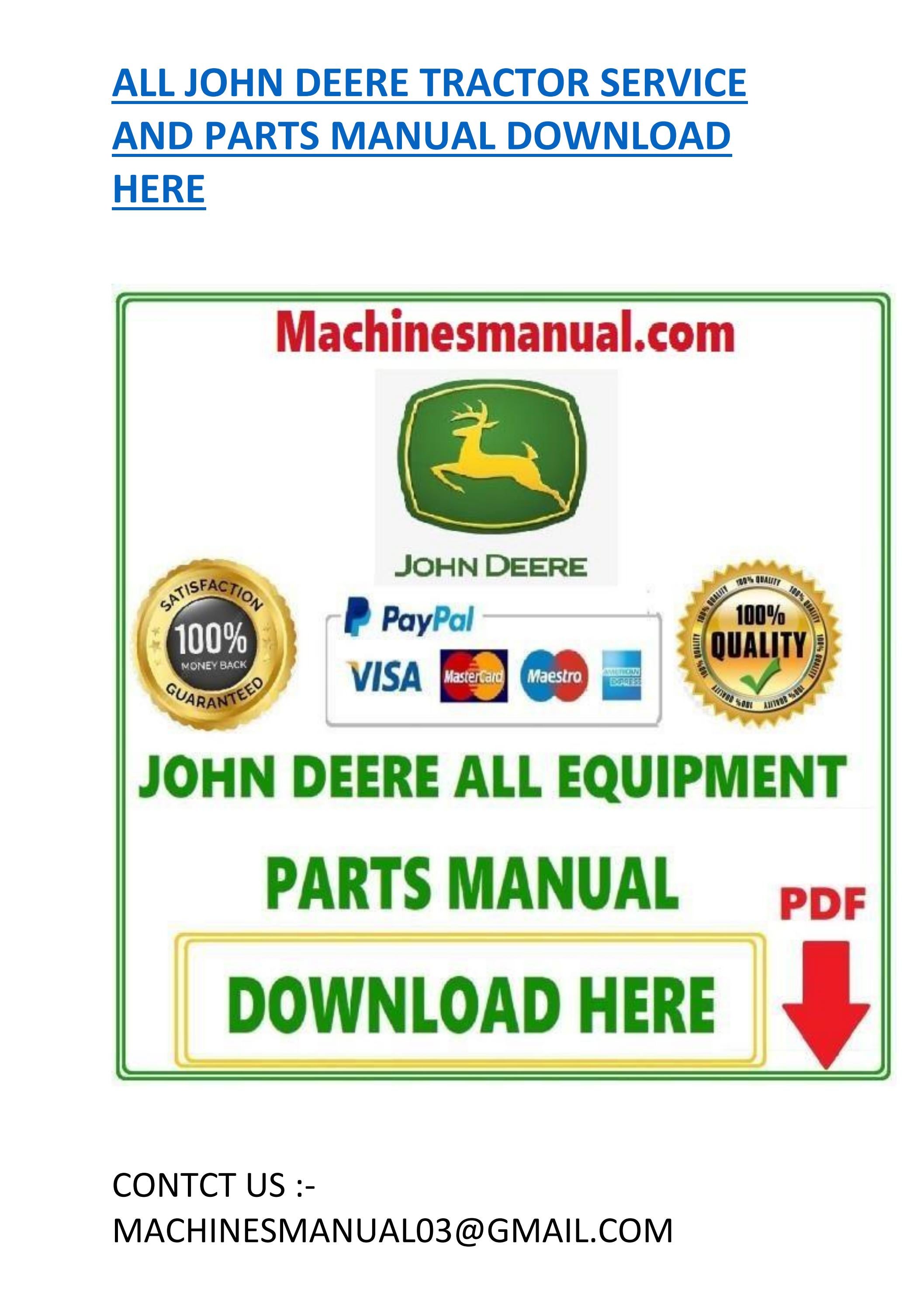 John Deere Service Manuals free download by machines-manual-pdf - Issuu