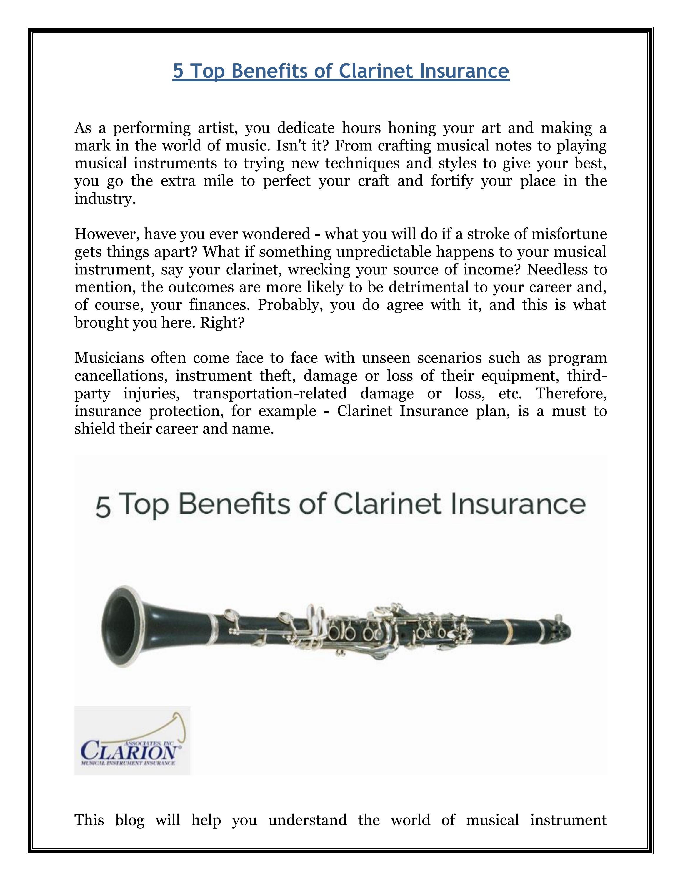 5 Top Benefits of Insurance by Joseph White Issuu