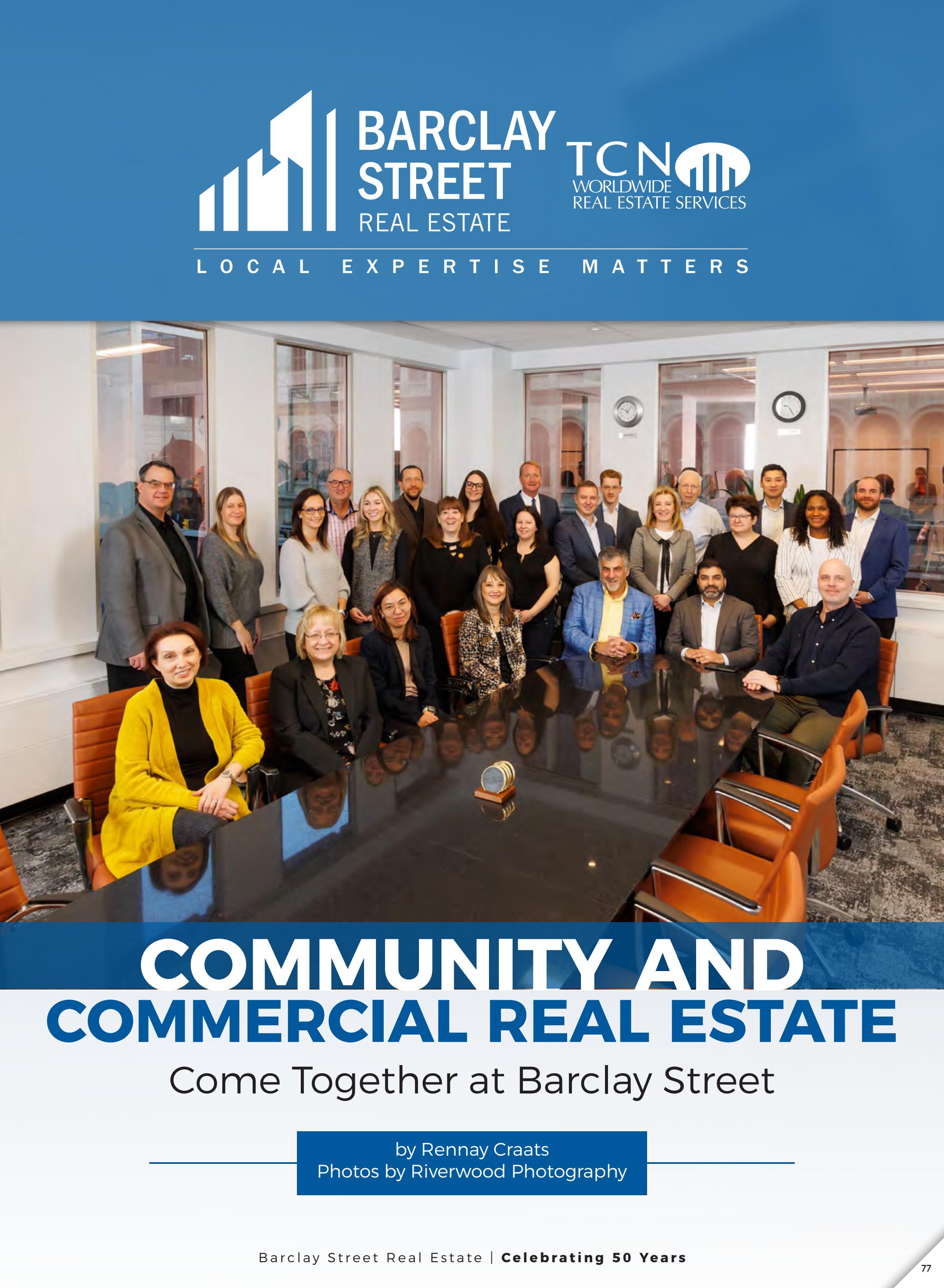 Barclay Street Real Estate Celebrating 50 years by Business in