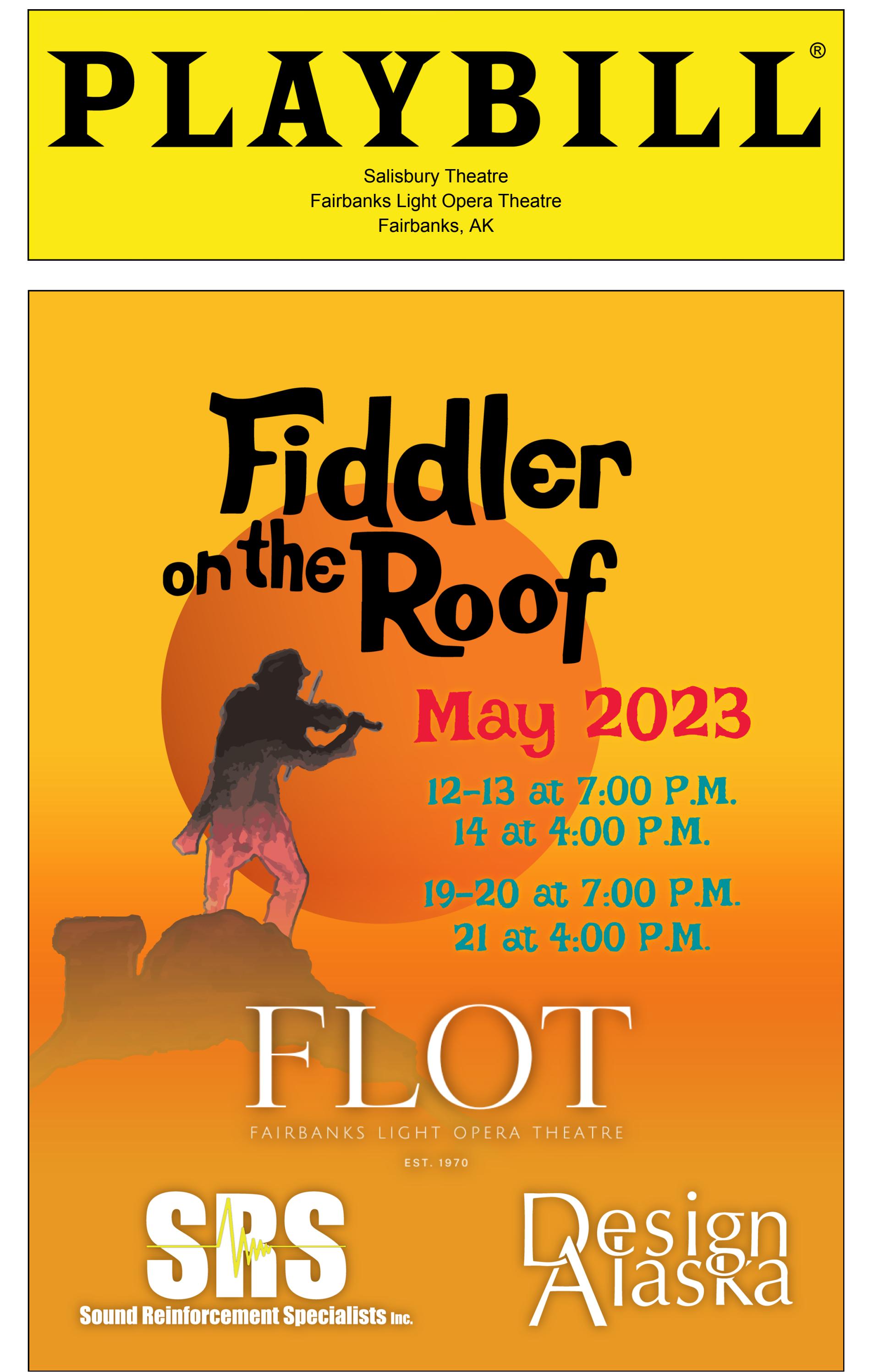 Fiddler on the Roof - digital program by fairbankslightoperatheatre - Issuu