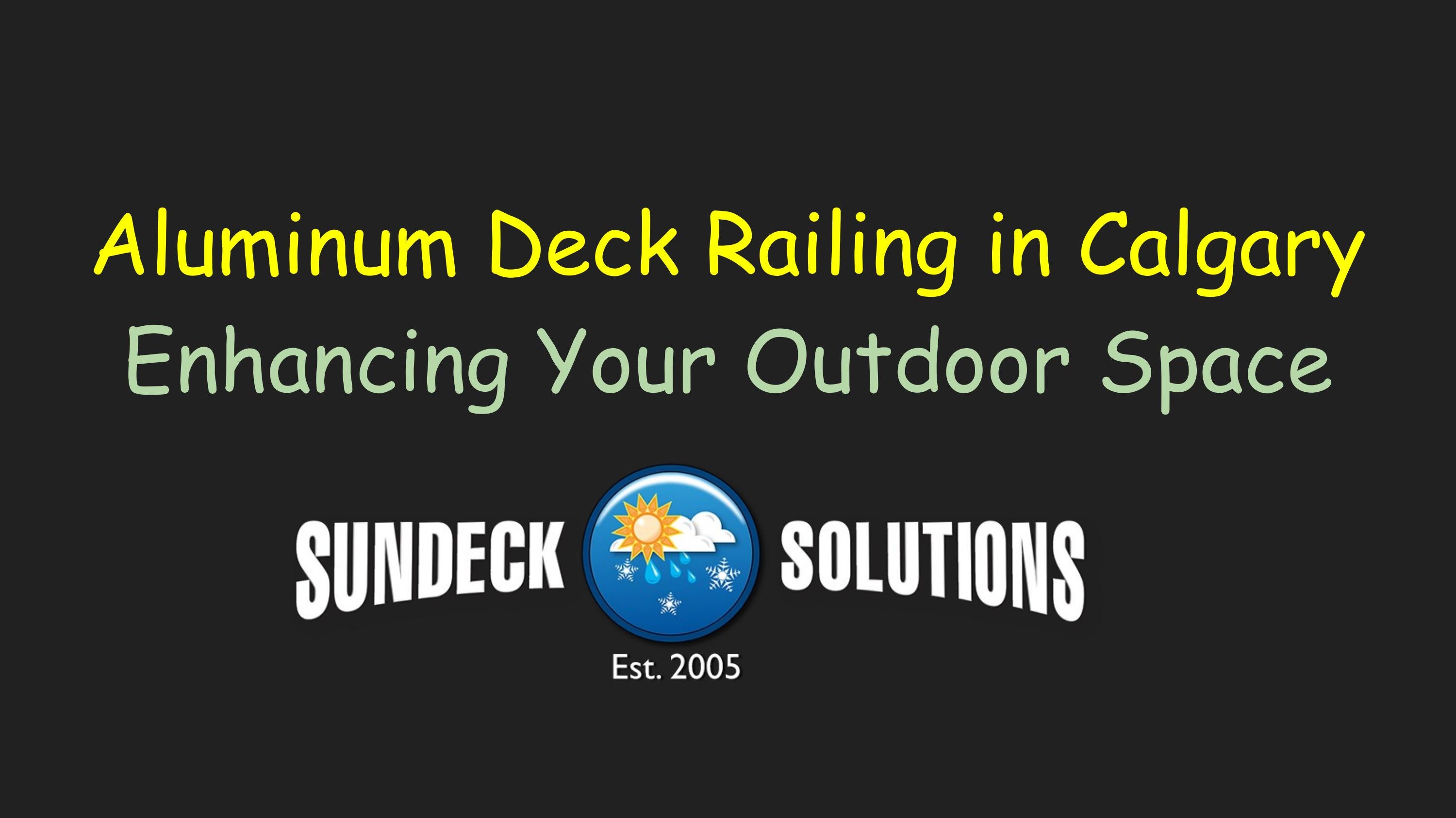 Aluminum Decking Calgary