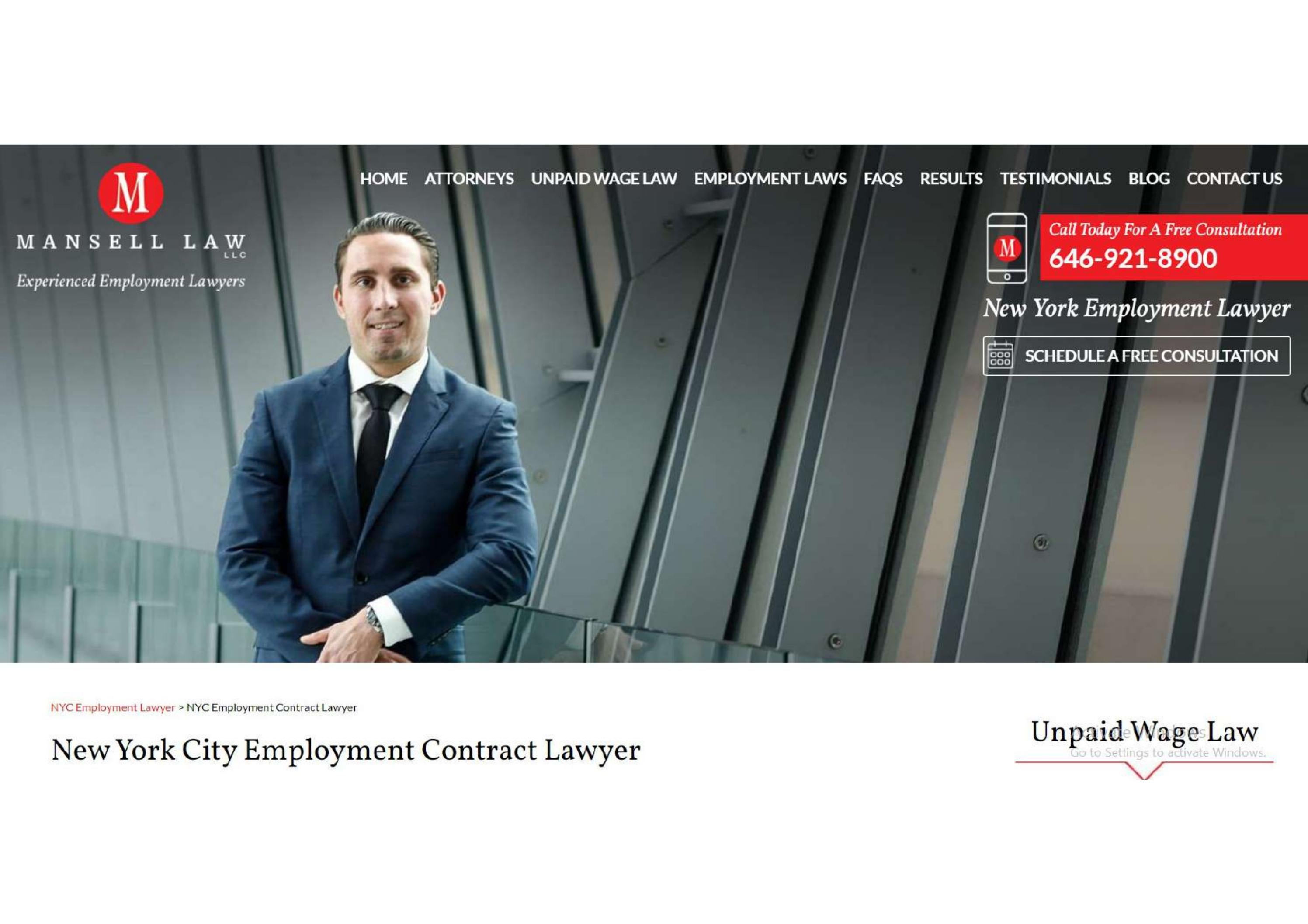 NYC Severance Review & Negotiations Lawyer NYC Severance Attorneys by