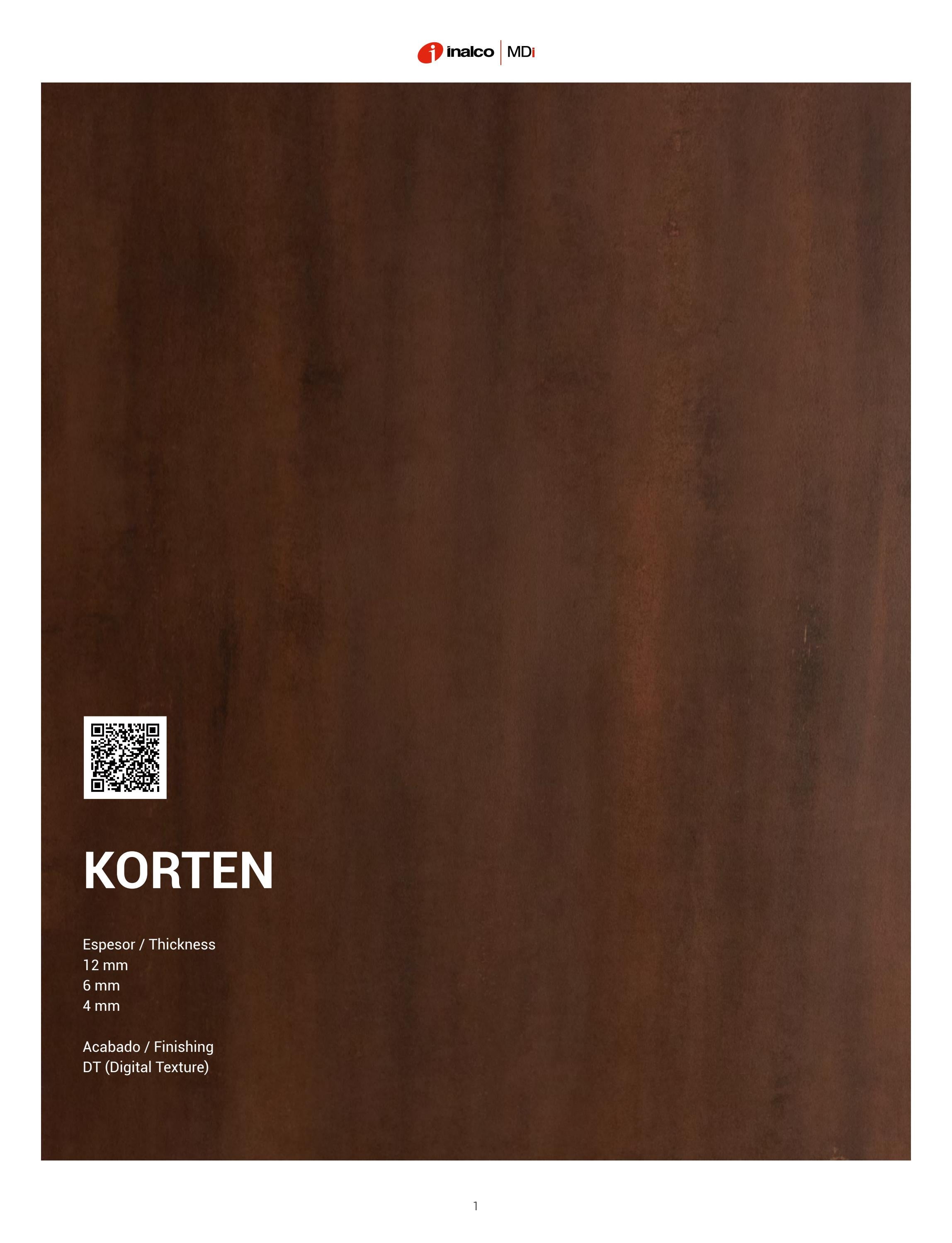 Inalco Korten Catalogue by Arteco Issuu
