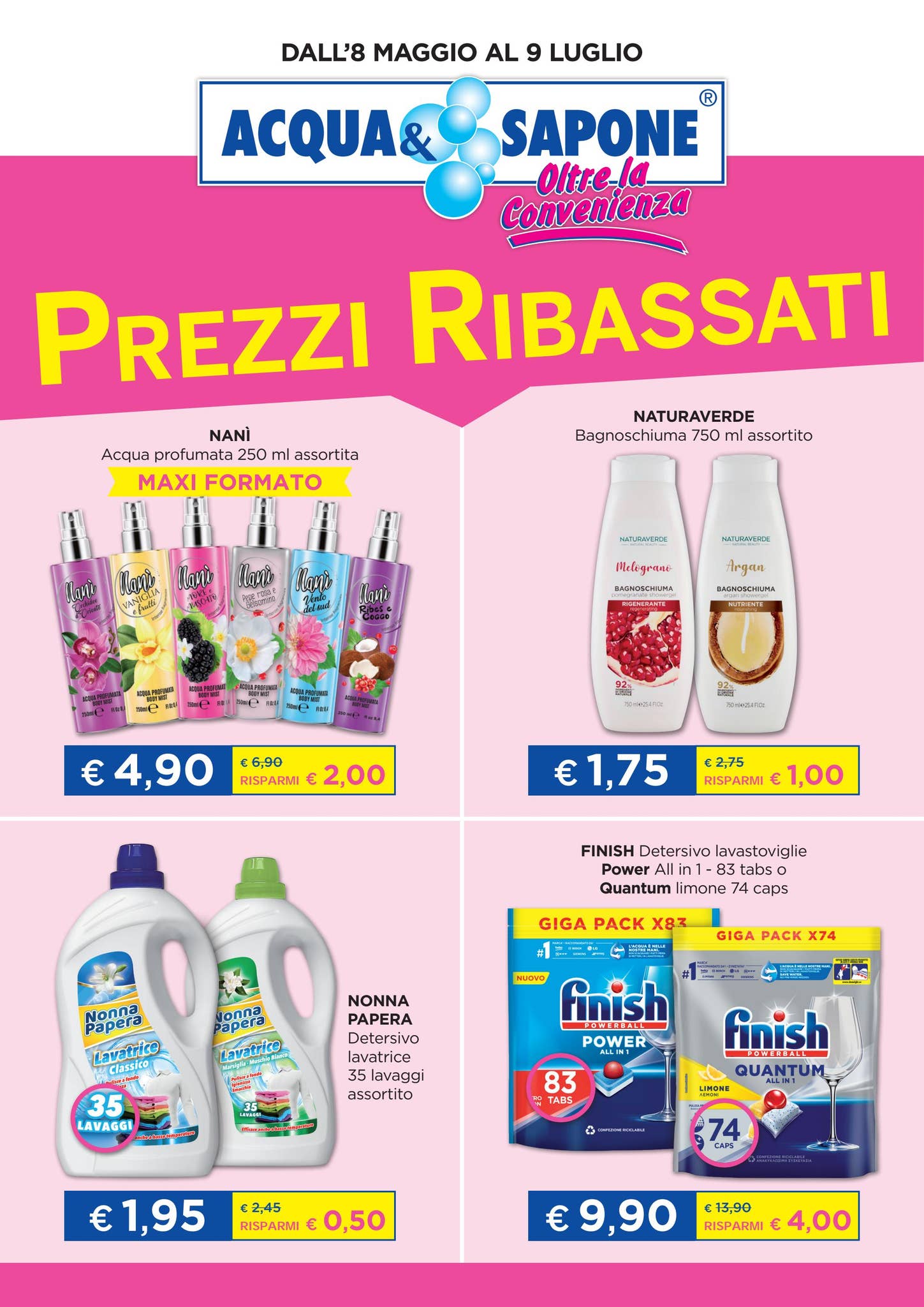 volantino acqua e sapone quartu