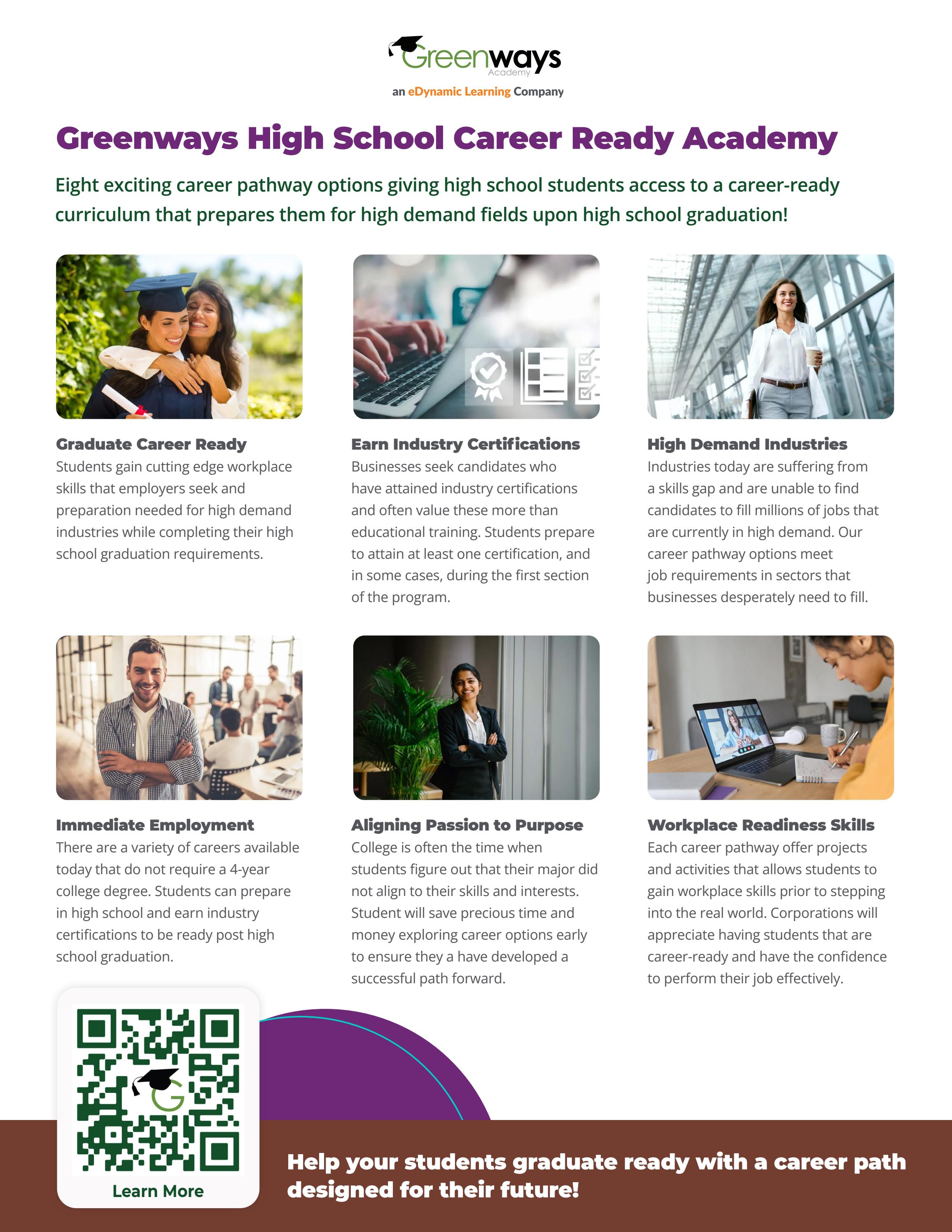 Greenways Academy High School Career Ready Academy by edynamiclearning