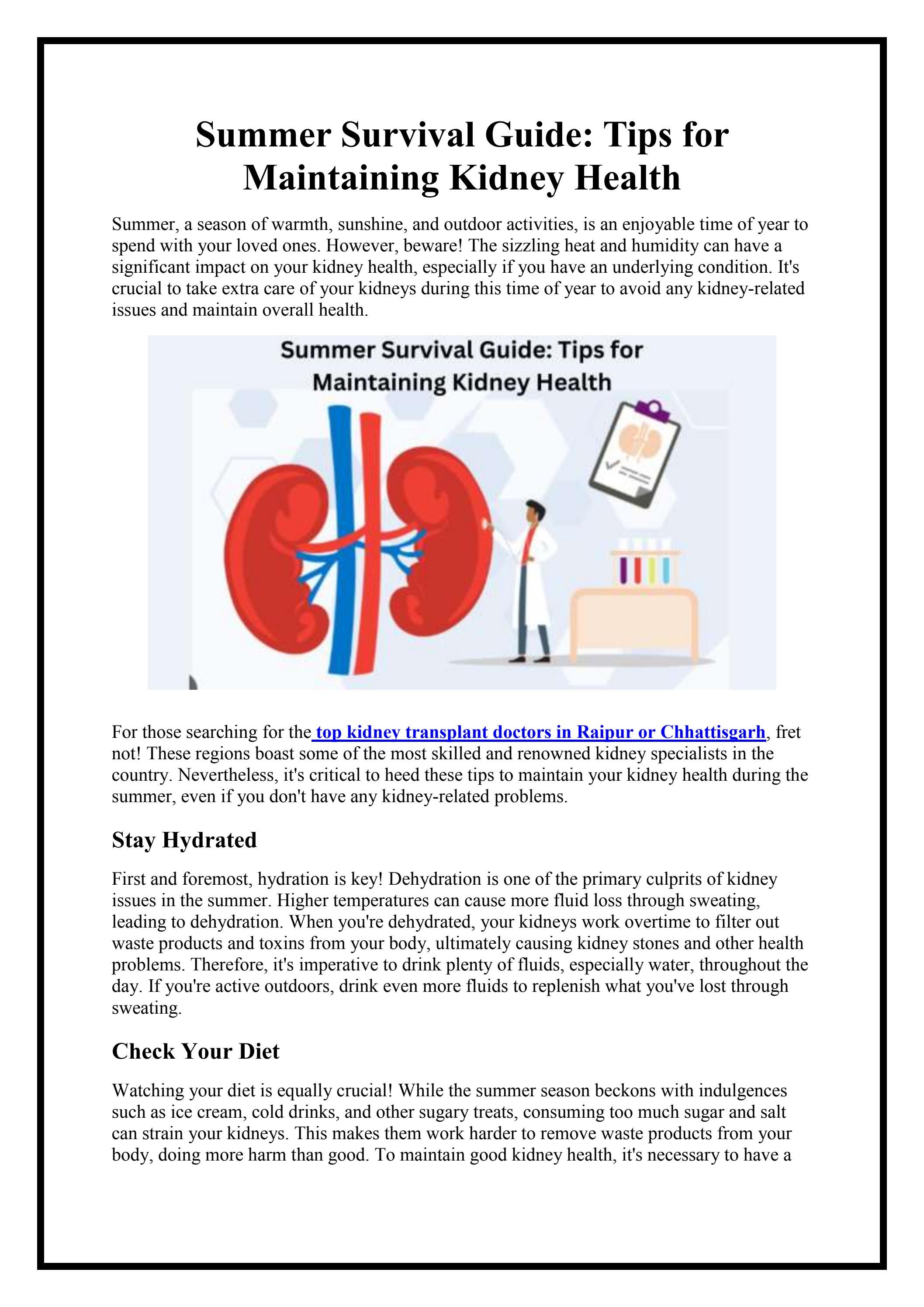 Kidney Health Breakthrough: The Importance Of This Clear Membrane - hgj2m5g