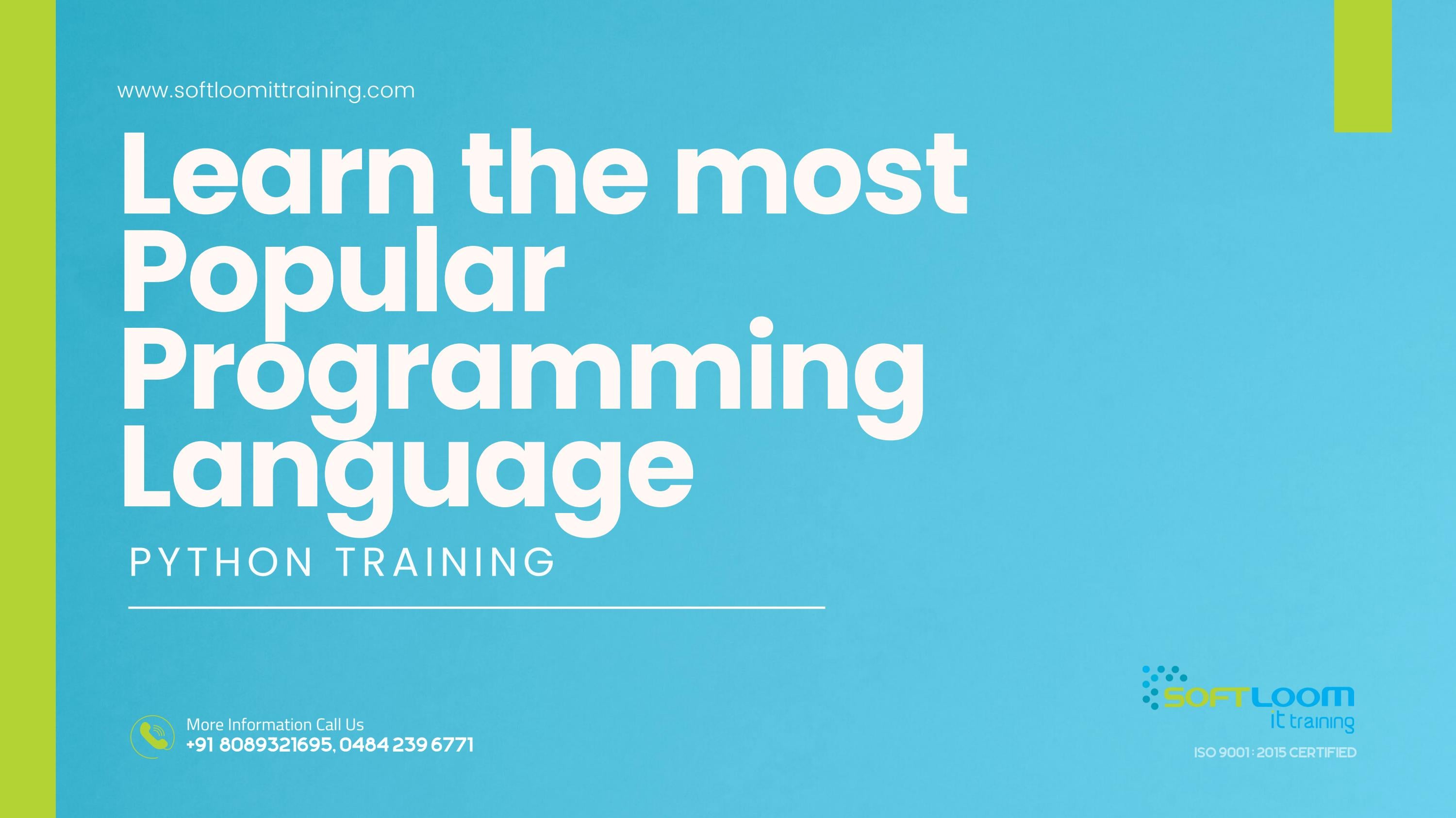 Learn the most Popular Programming Language by sofloom training - Issuu