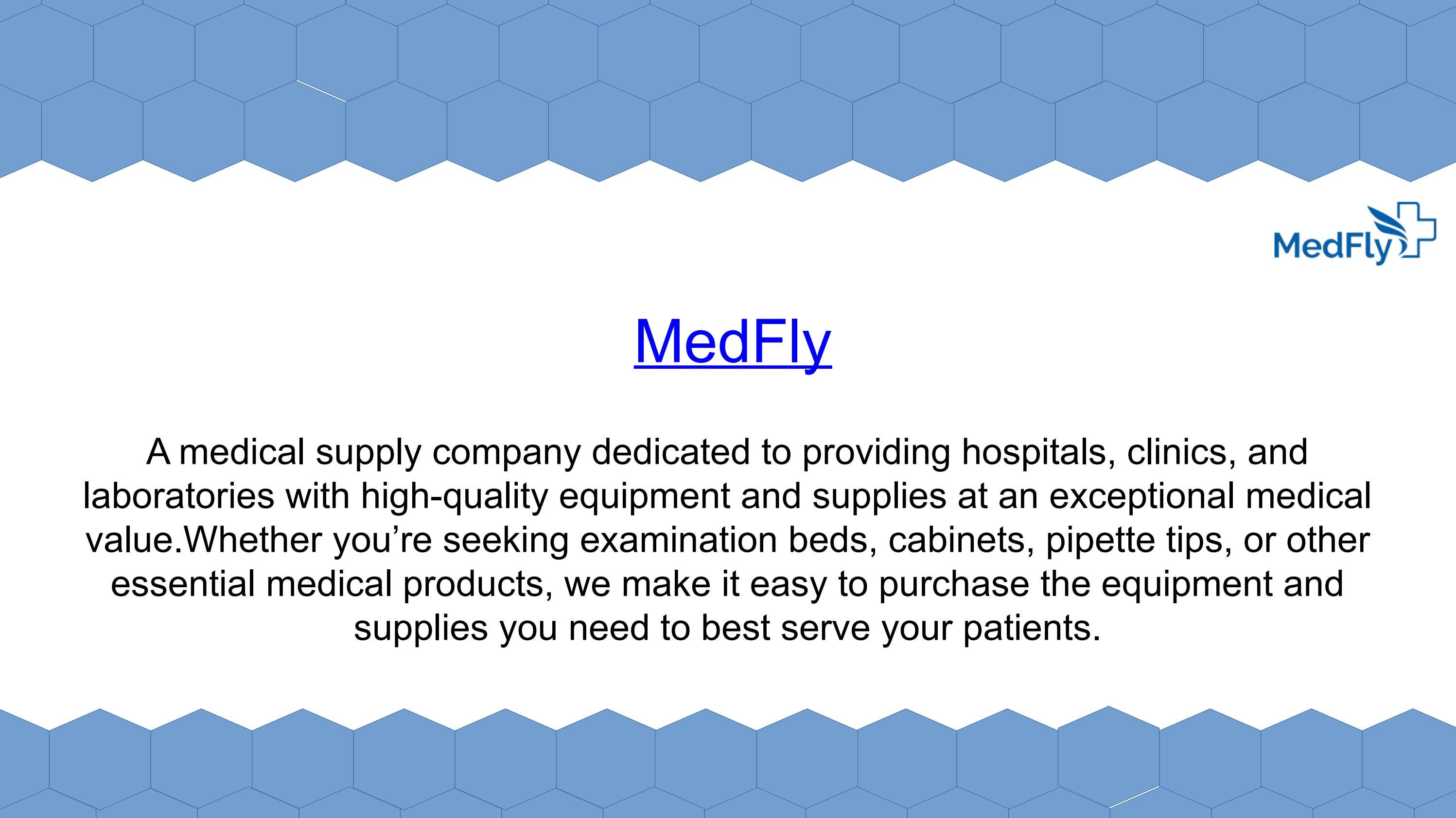 REVOLUTIONIZE YOUR HEALTHCARE WITH OUR ONLINE MEDICAL SUPPLY STORE by