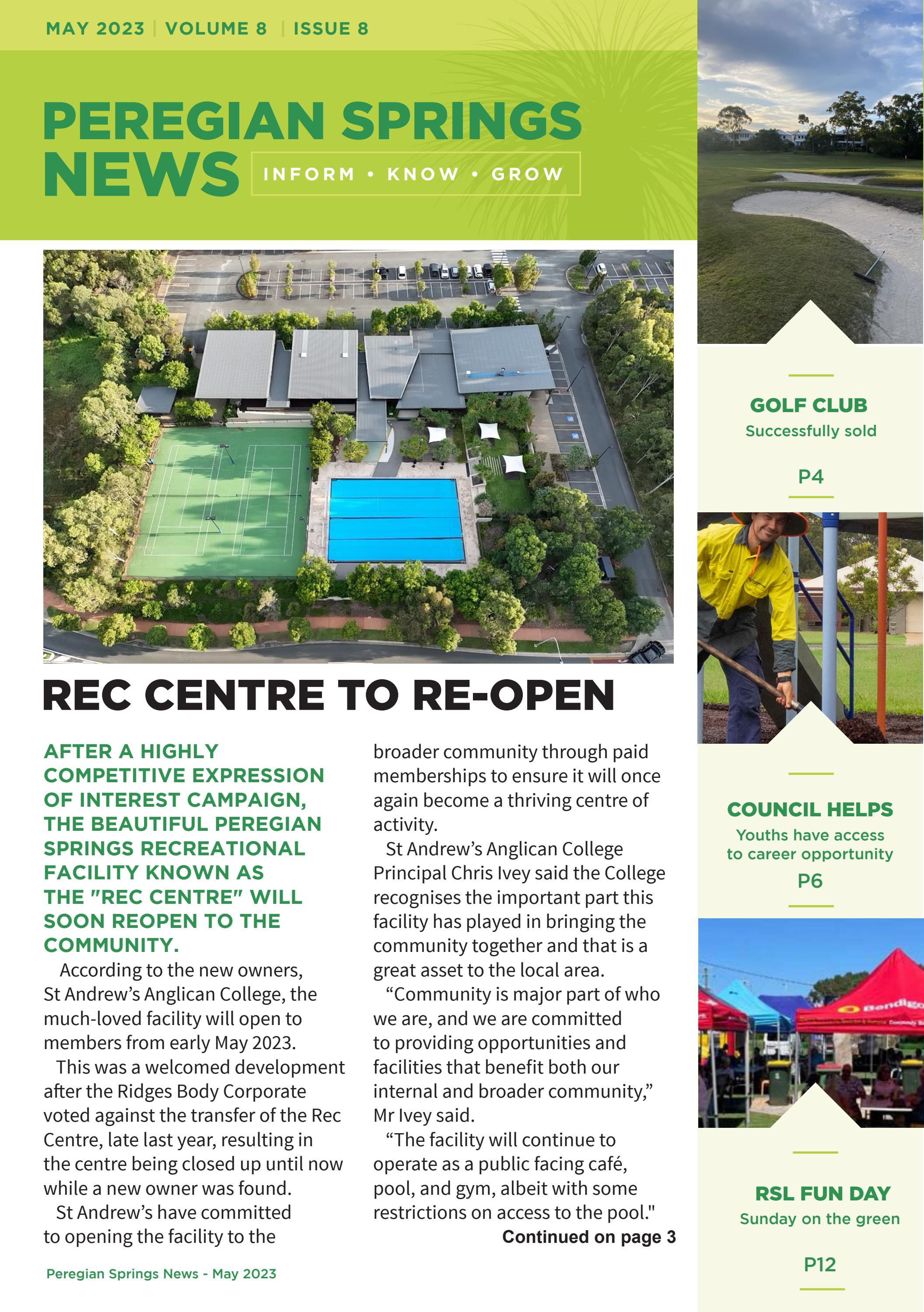 Peregian Springs News May 2023 by InFocus News Issuu