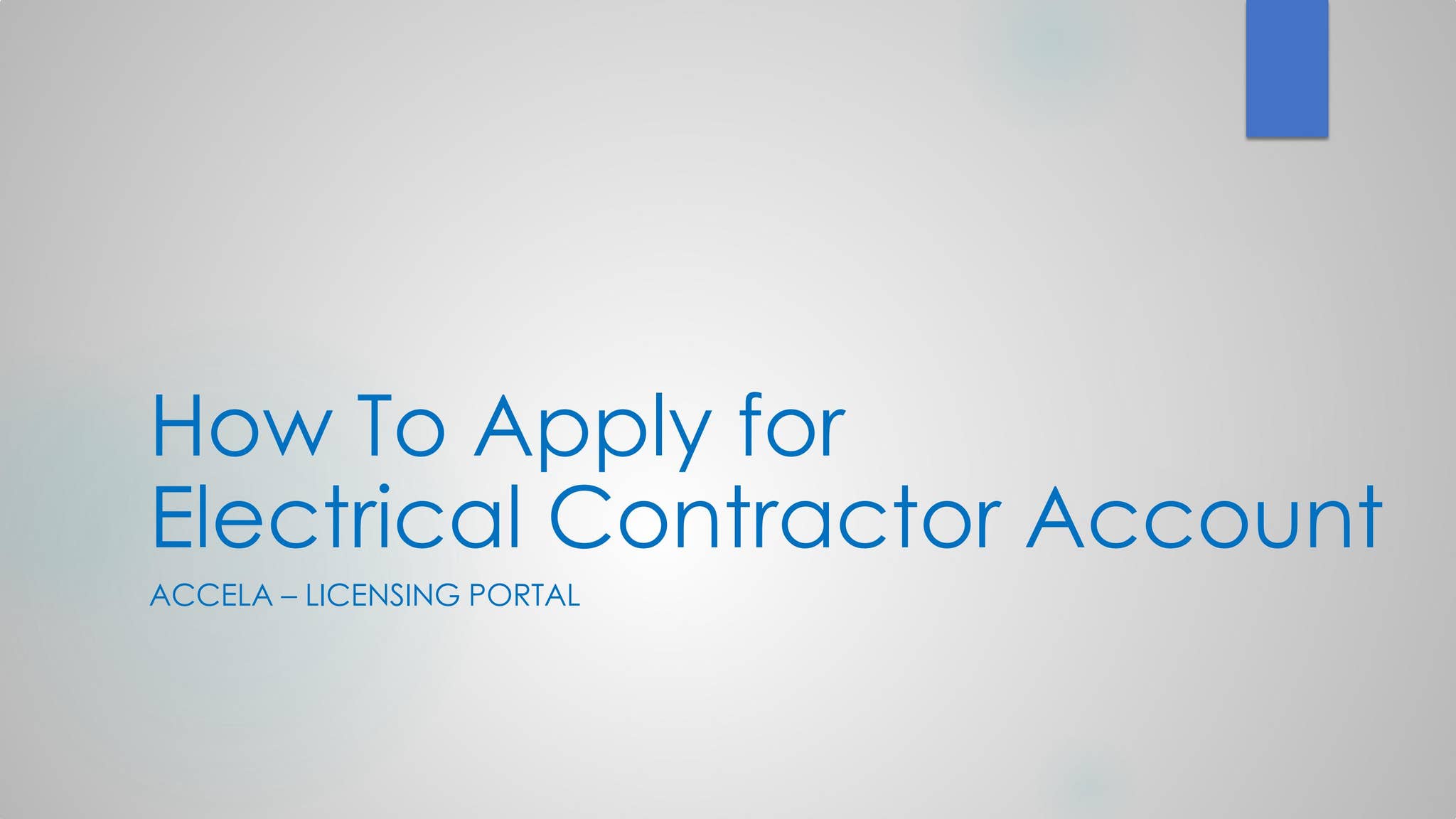 Electrical Contractor License by STLCOGOV - Issuu