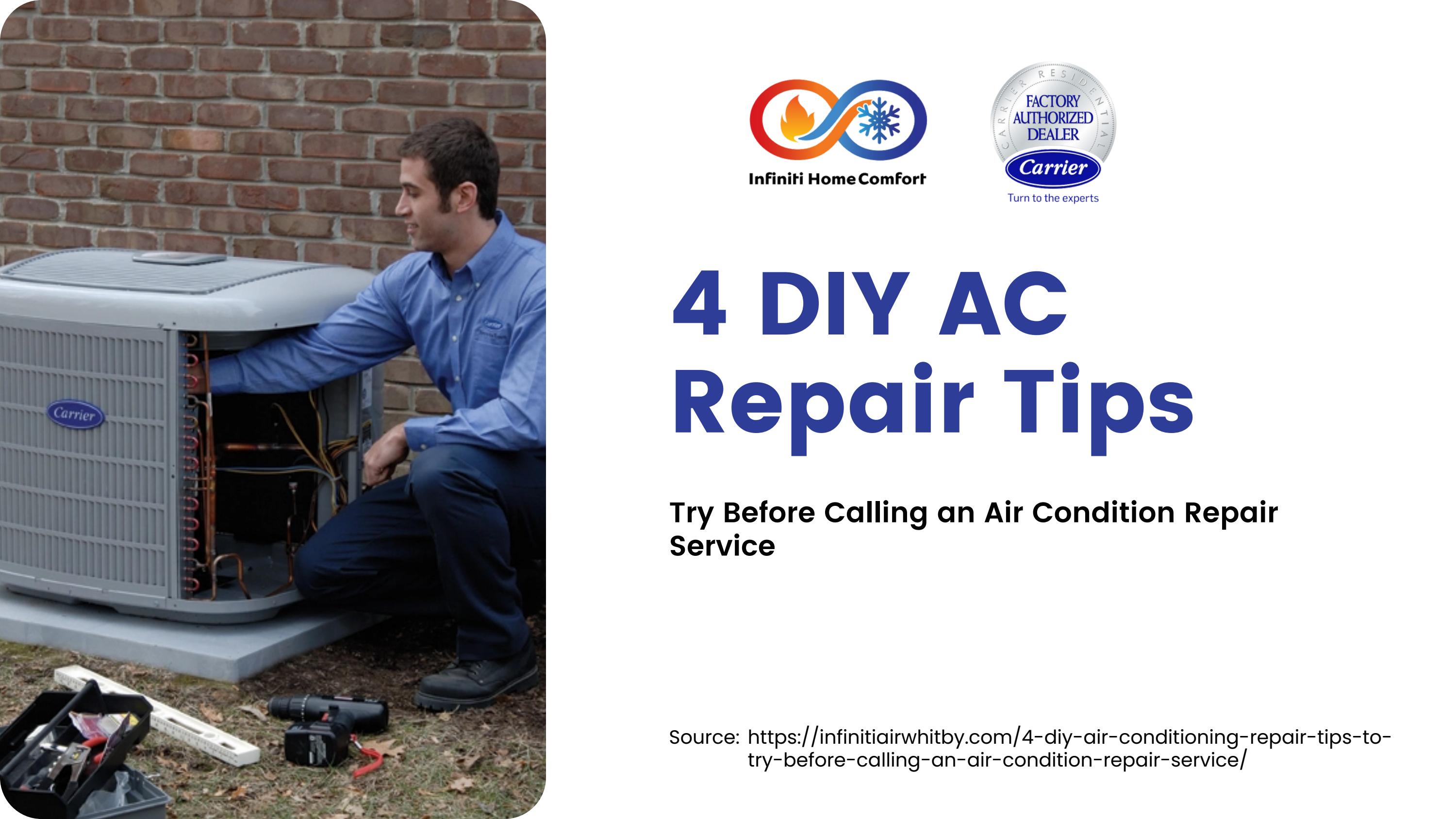 4 DIY AC Repair Tips You Must Try by Infiniti Home Comfort Issuu