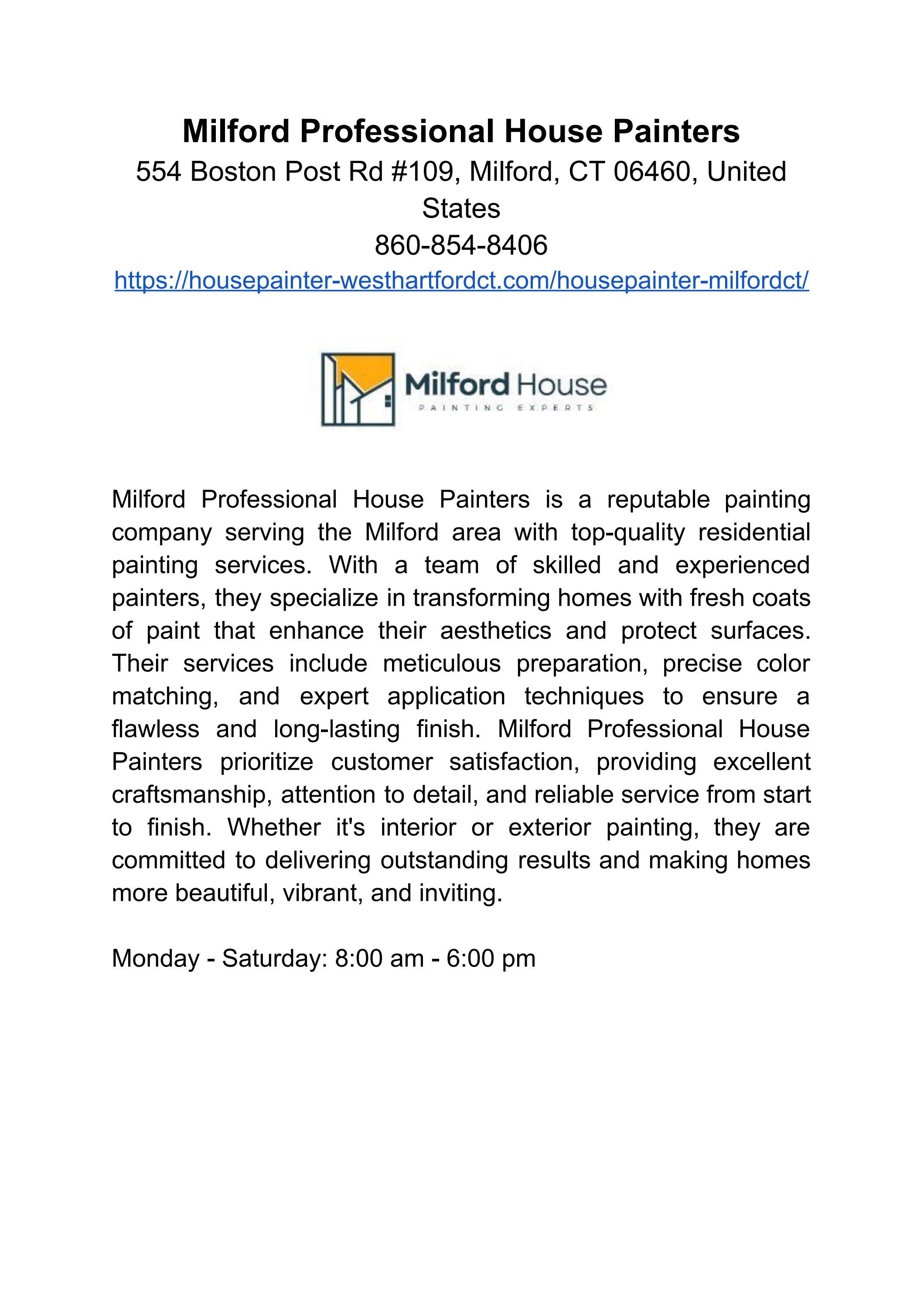 Milford Professional House Painters by homepaintmilford Issuu