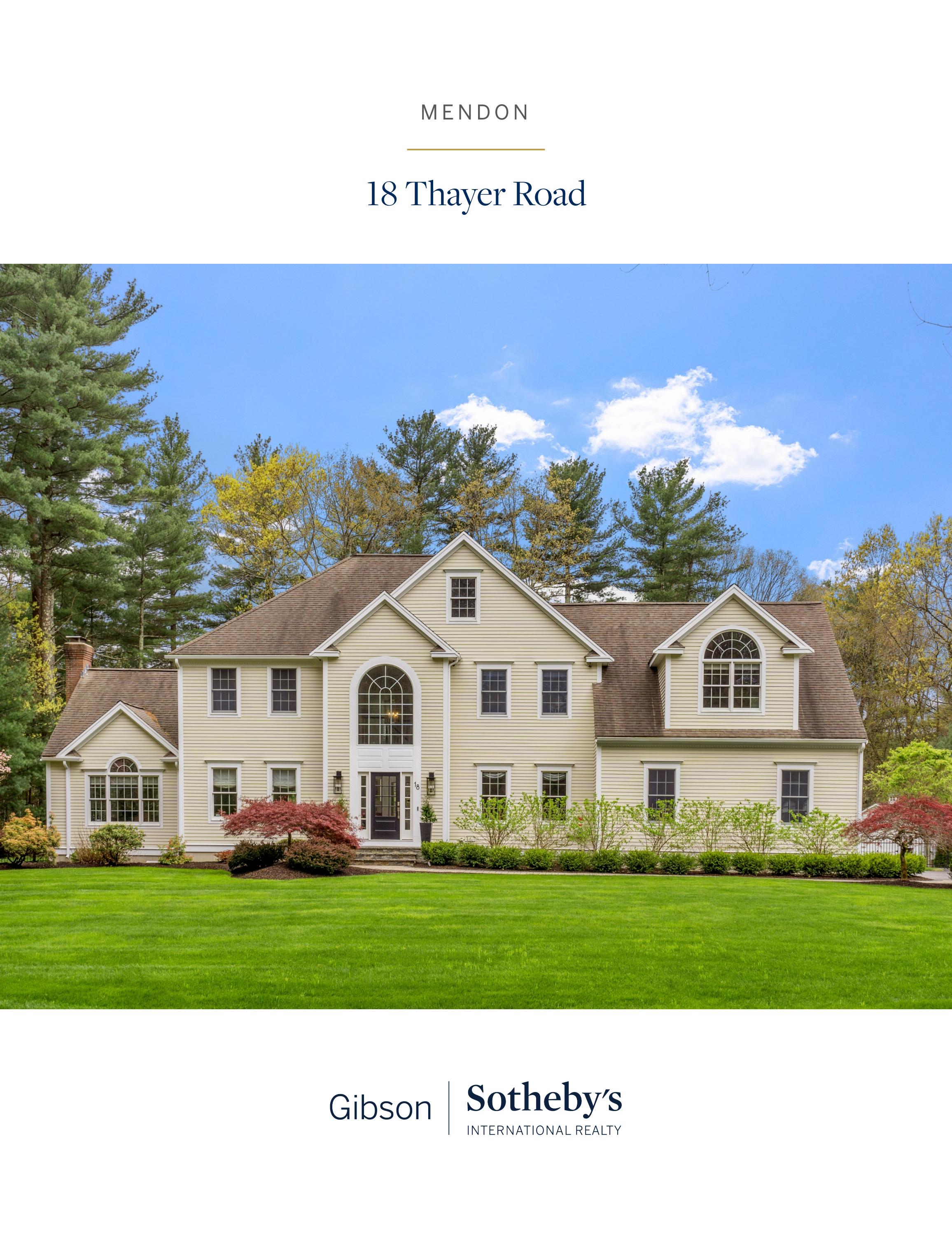 Introducing 18 Thayer Road, Mendon, MA by Gibson Sotheby's