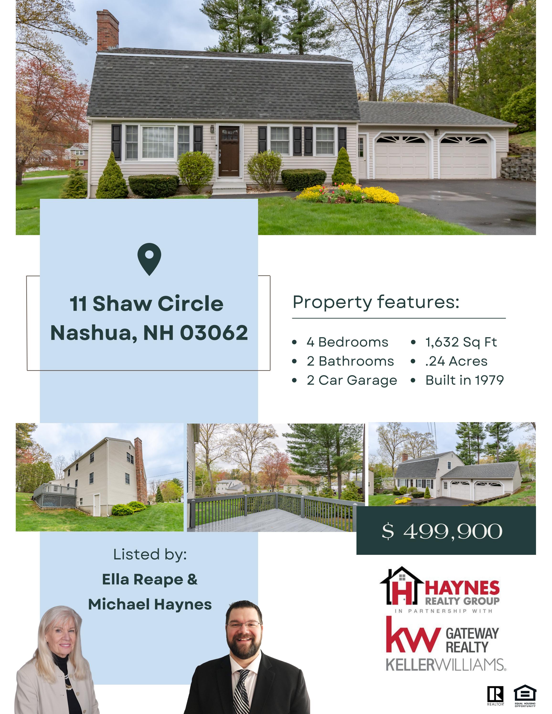 11 Shaw Circle Nashua, NH by HaynesRealtyGroup Issuu