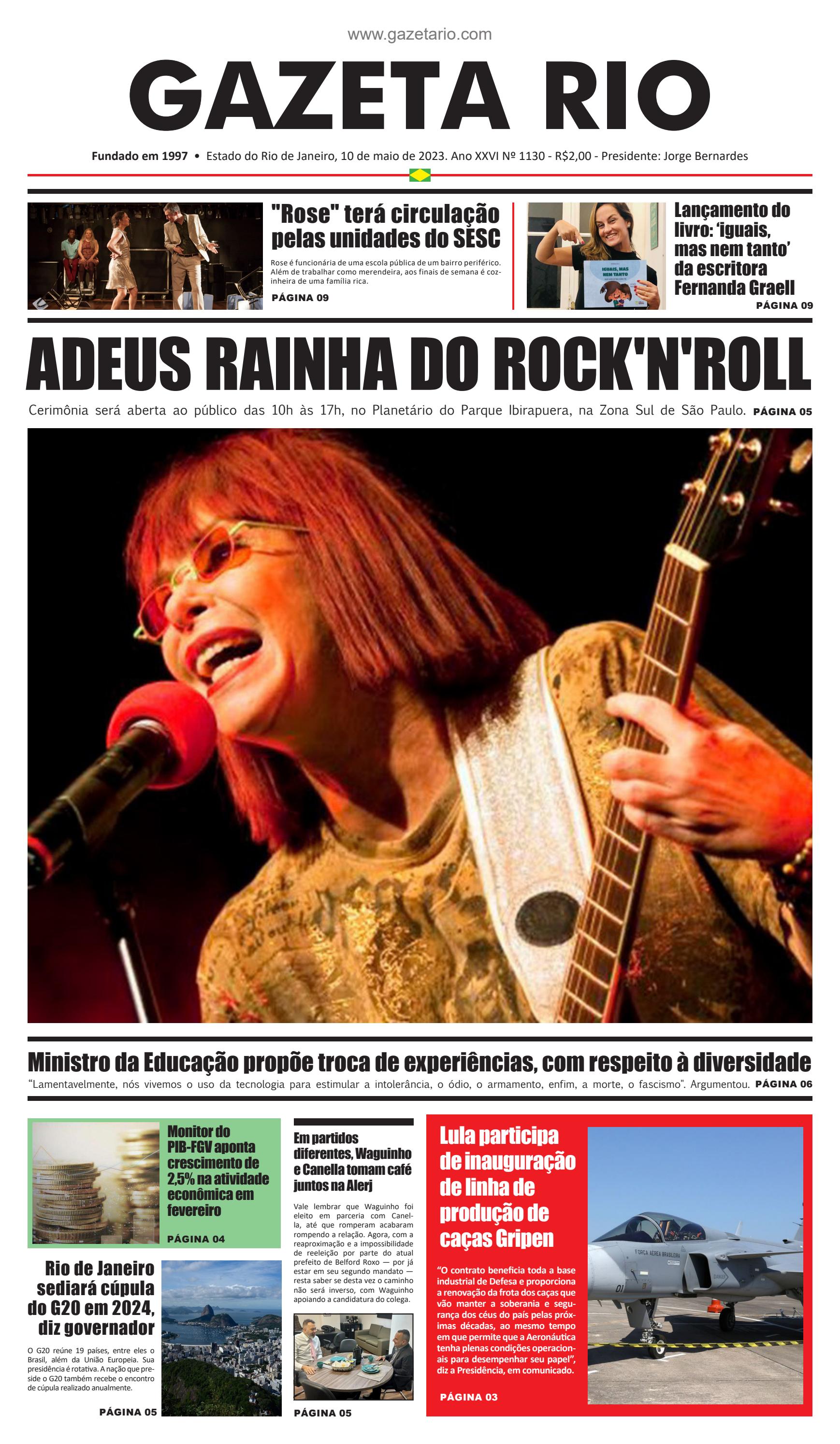 GAZETA RIO Edição de Quartafeira 10 de Maio de 2023 by GAZETA RIO
