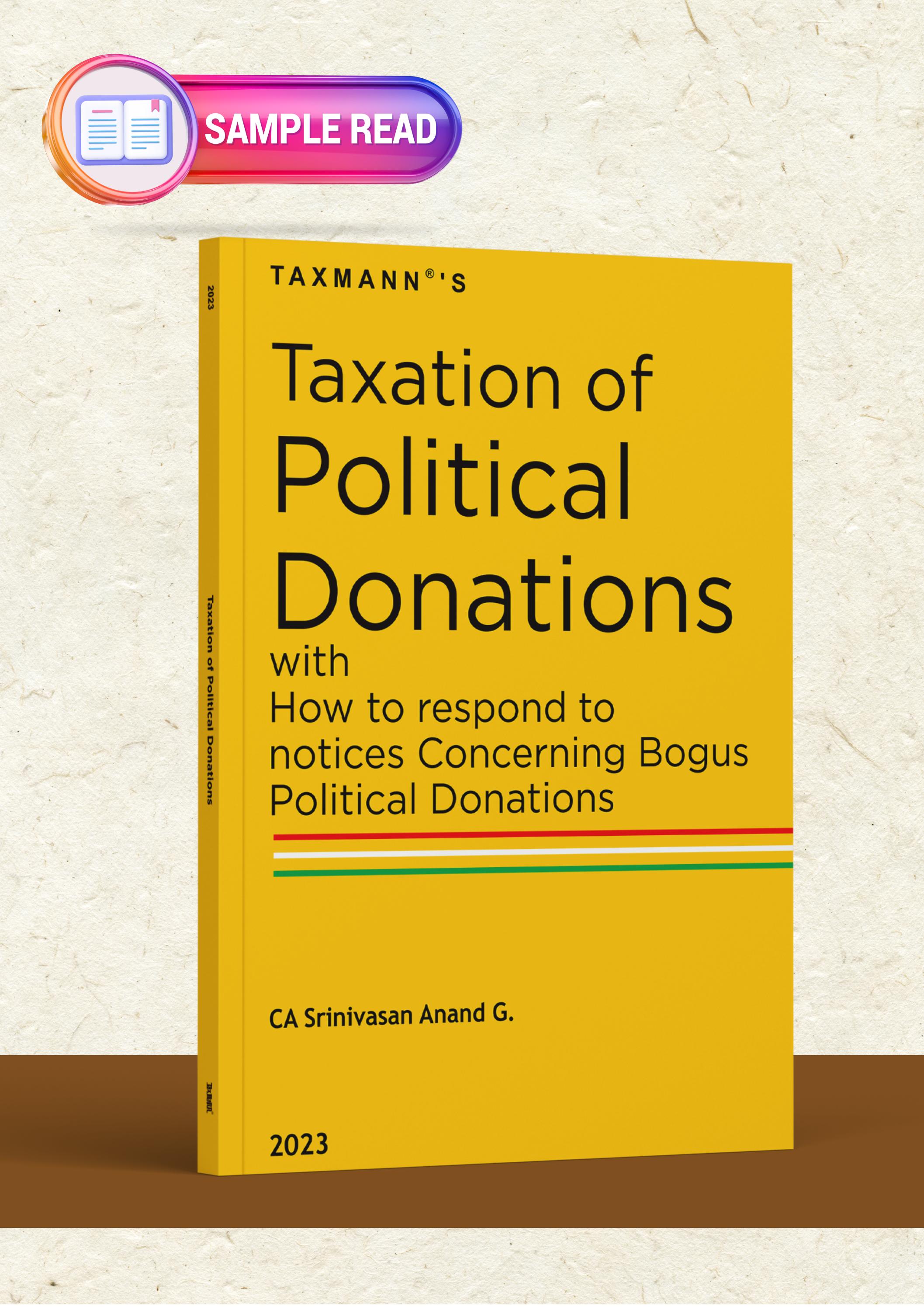 taxmann-s-taxation-of-political-donations-with-how-to-respond-to