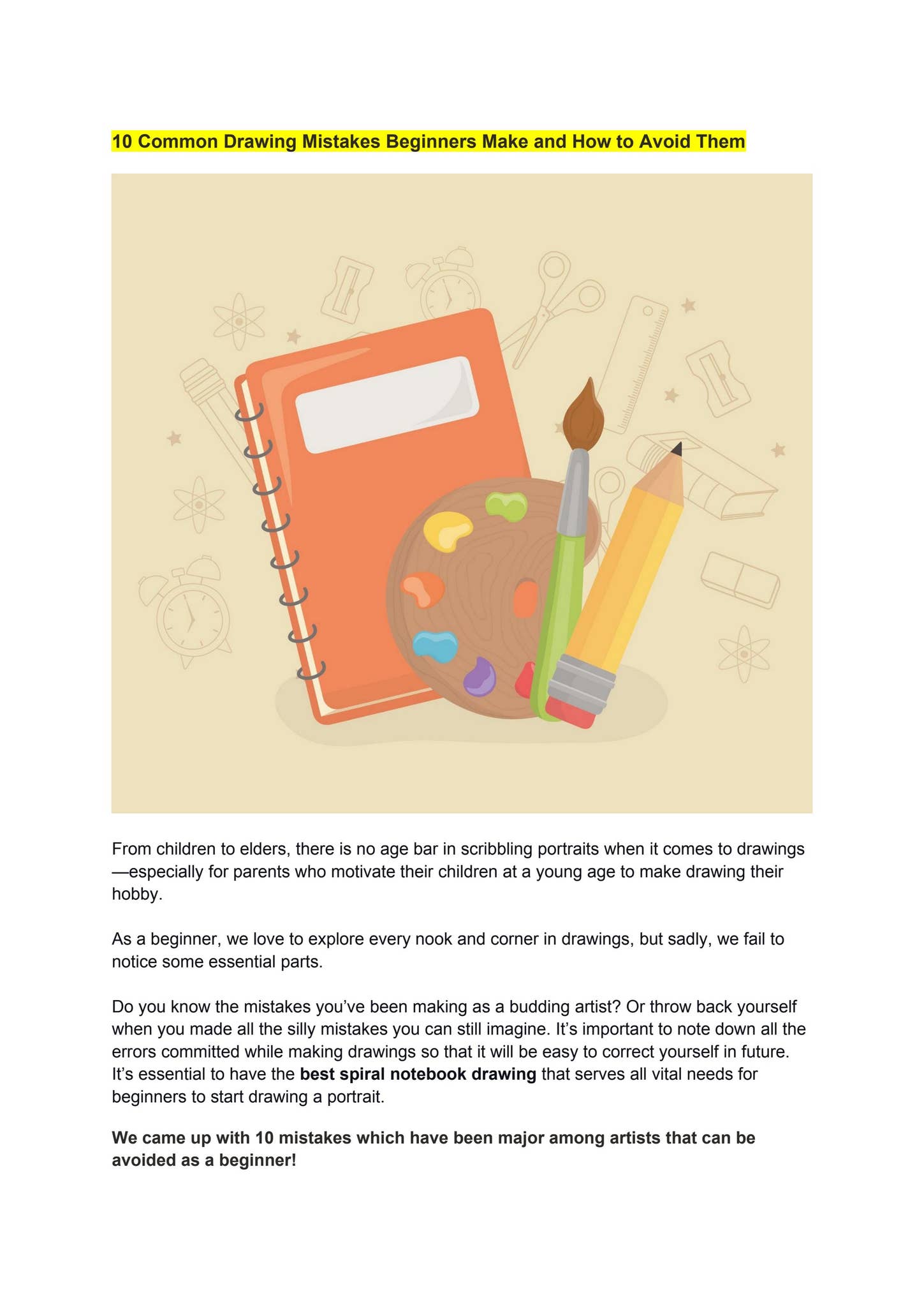 10 Common Drawing Mistakes Beginners Make and How to Avoid Them by ...