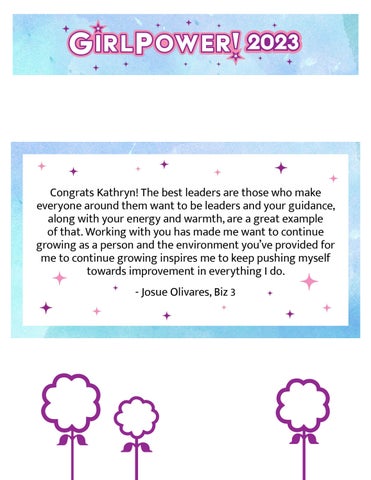 Kathryn Frazier 2023 GirlPower Tribute Journal 第 21 页