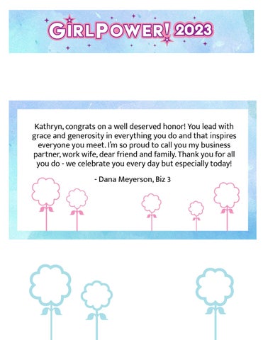 Kathryn Frazier 2023 GirlPower Tribute Journal 第 22 页