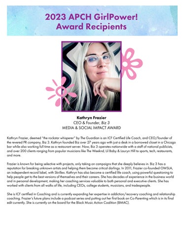 Kathryn Frazier 2023 GirlPower Tribute Journal 第 6 页
