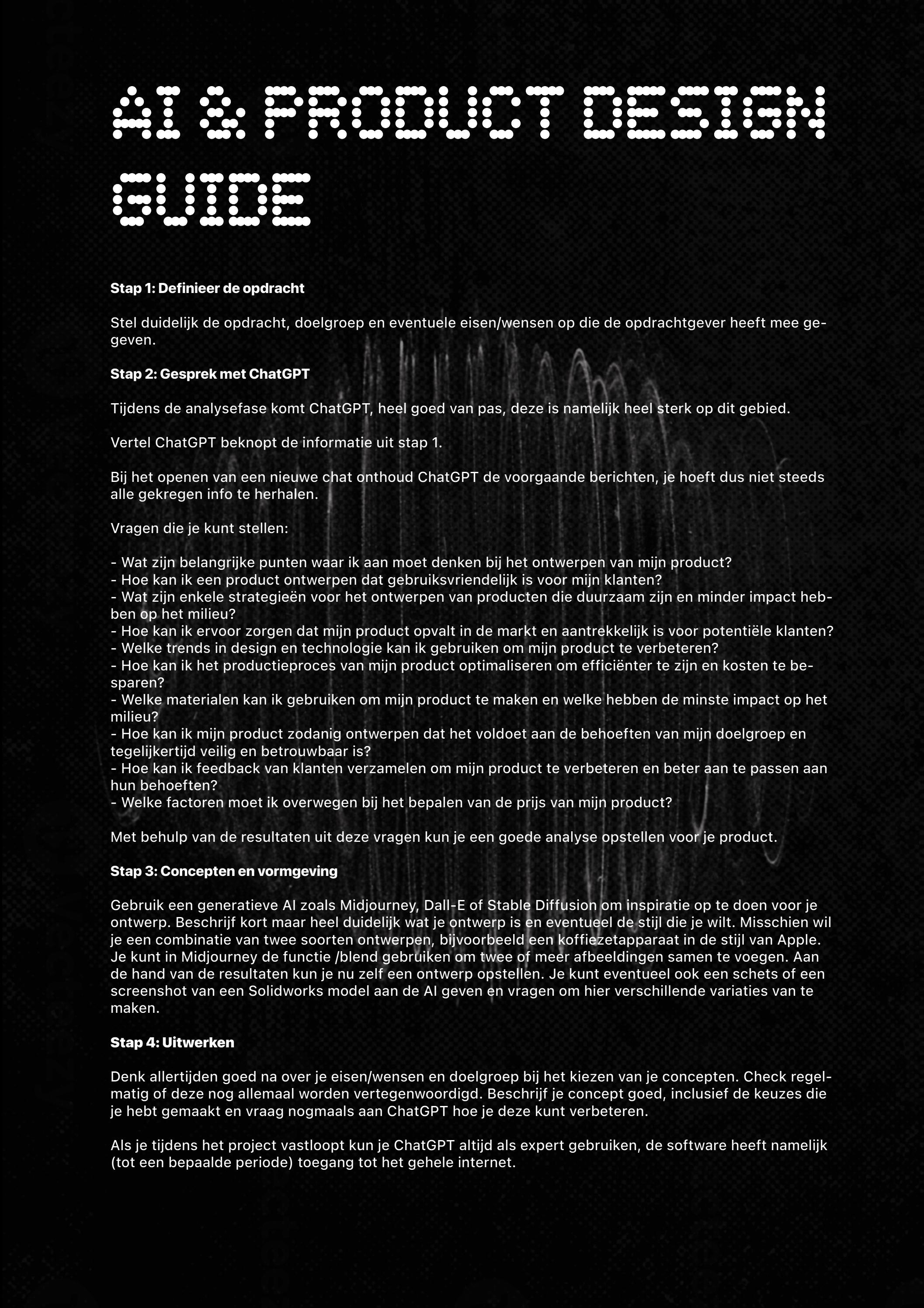 AI & PRODUCT DESIGN GUIDE by Julian van Geijlswijk Issuu