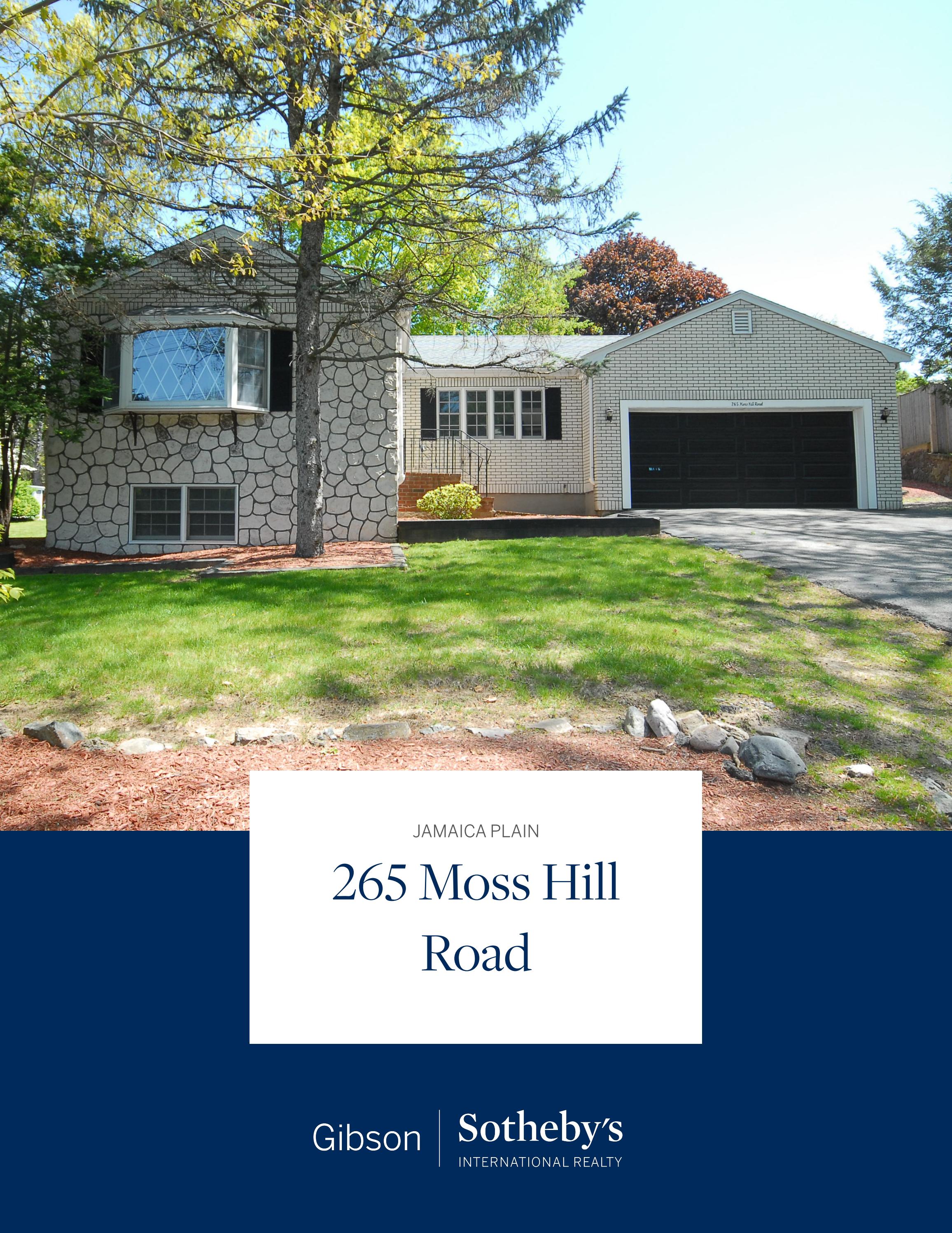 265 Moss Hill Road, Jamaica Plain by Gibson Sotheby's International Realty Issuu