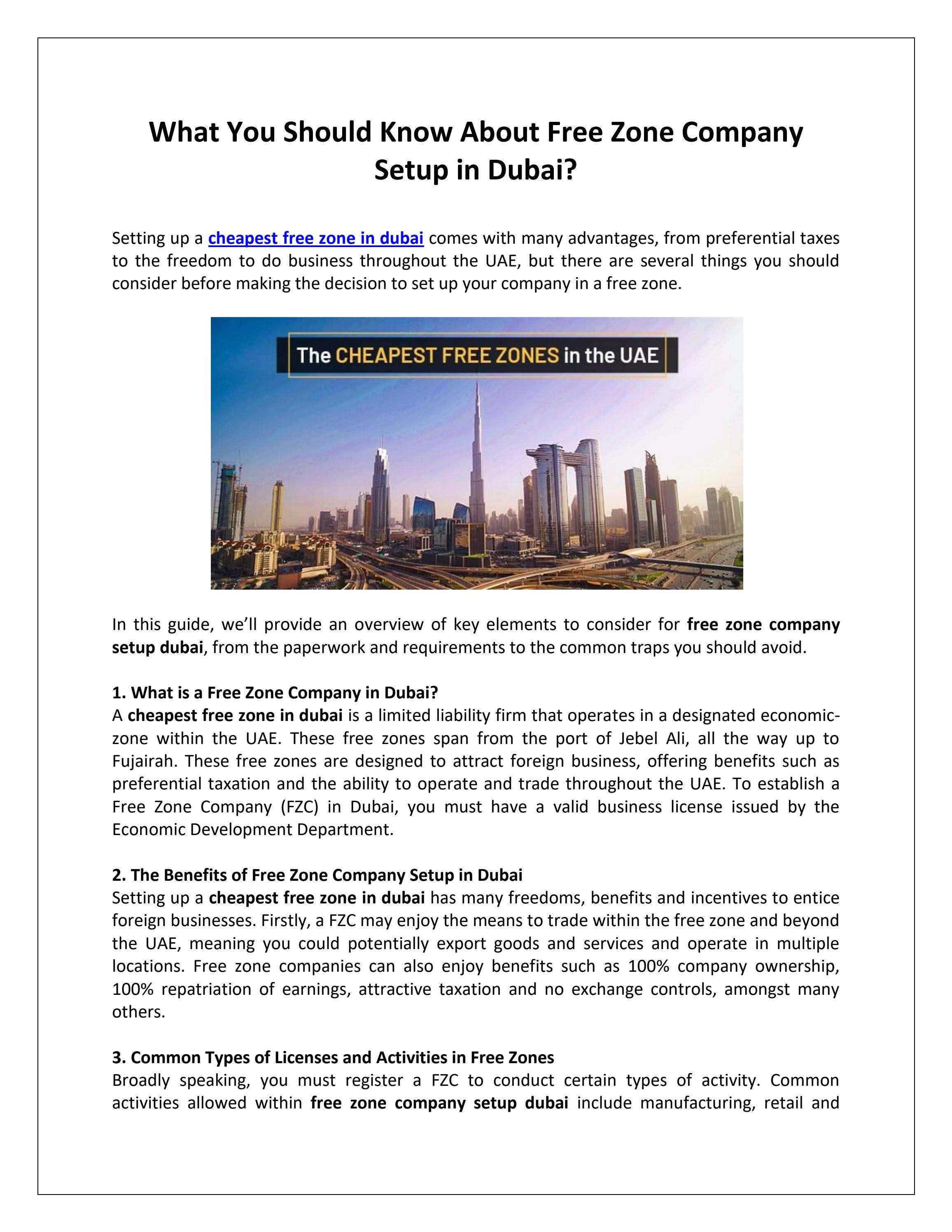 InZone cheapest free zone in dubai by InZone Dubai Issuu