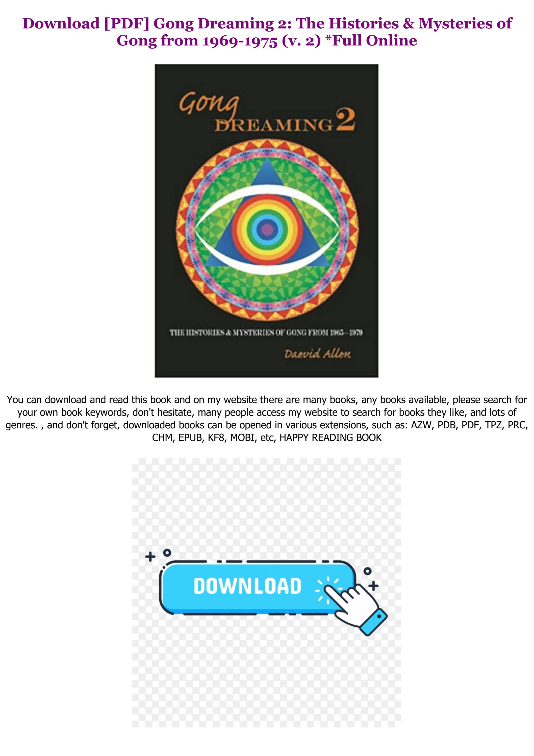 READ ⚡️ DOWNLOAD Gong Dreaming 2 The Histories & Mysteries of Gong