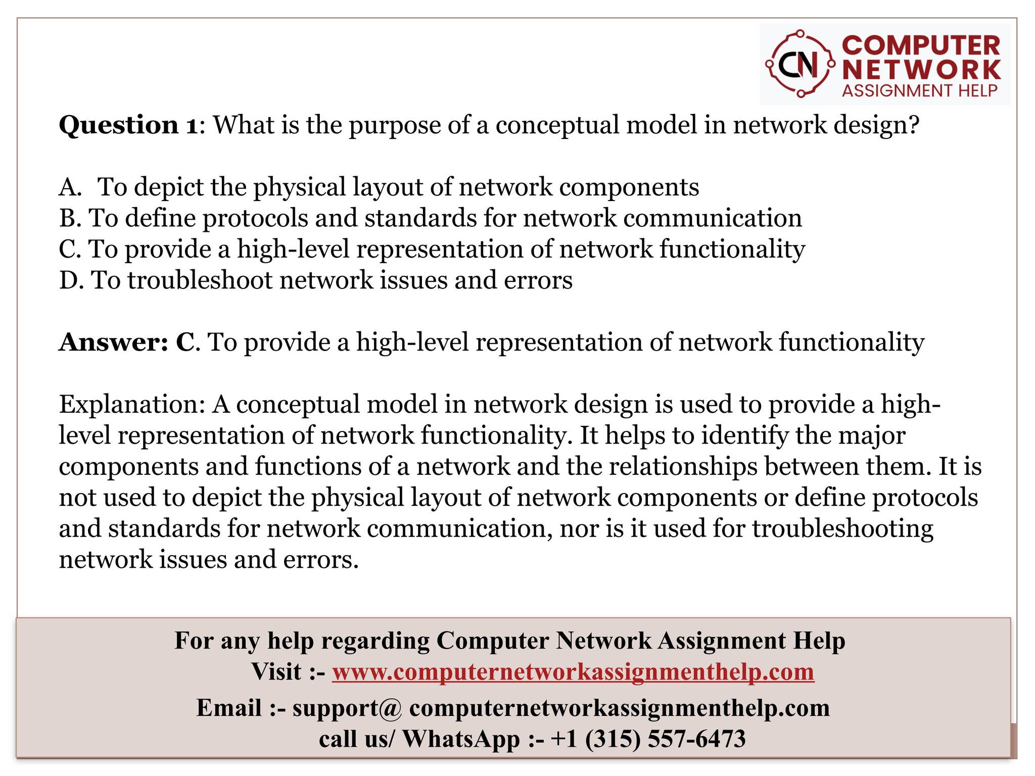 Computer Network Assignment Help by Computer Network Assignment Help ...