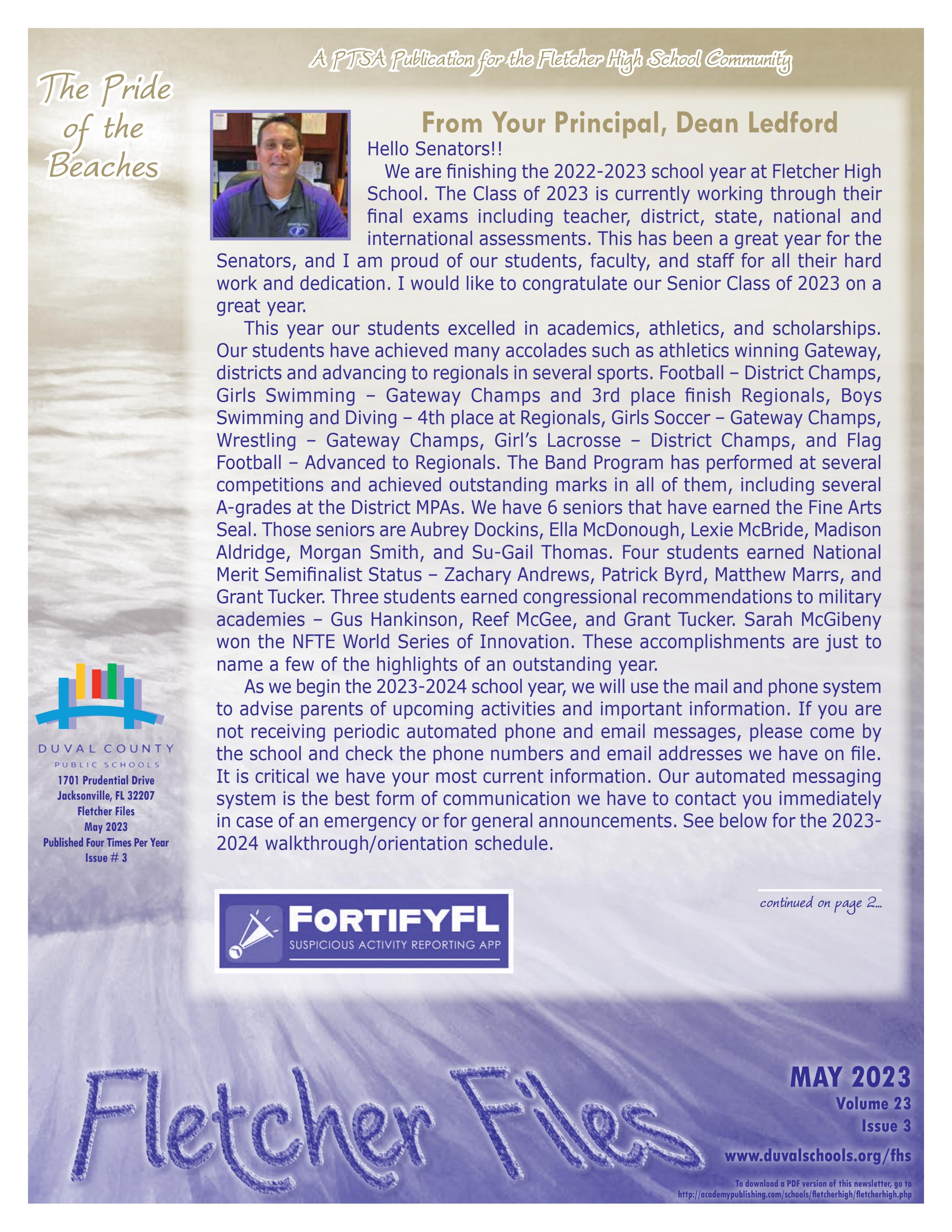 Fletcher High School Newsletter by Academy Publishing, Inc. Issuu