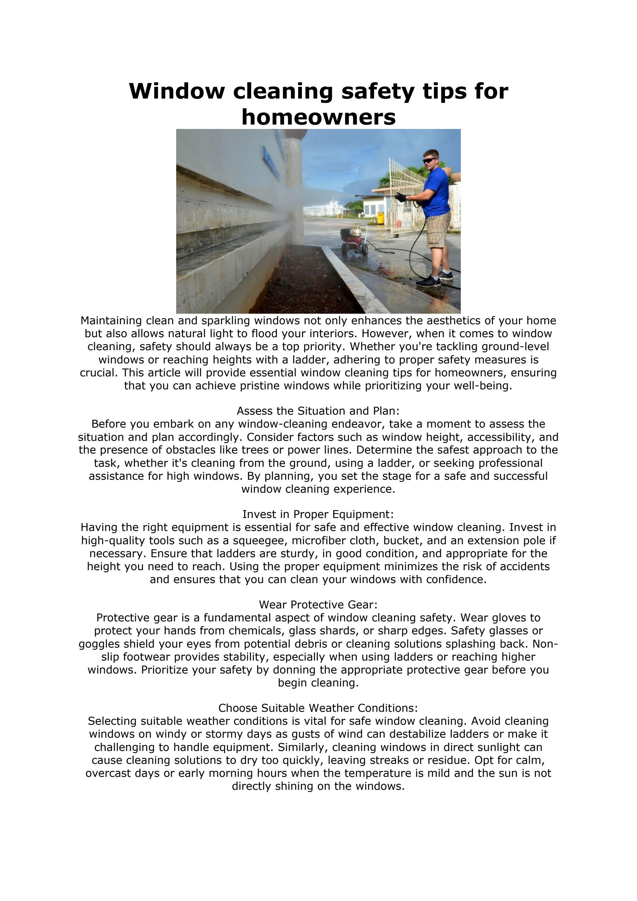 Window Cleaning Service Commerce Group by Window Washing Expert Issuu