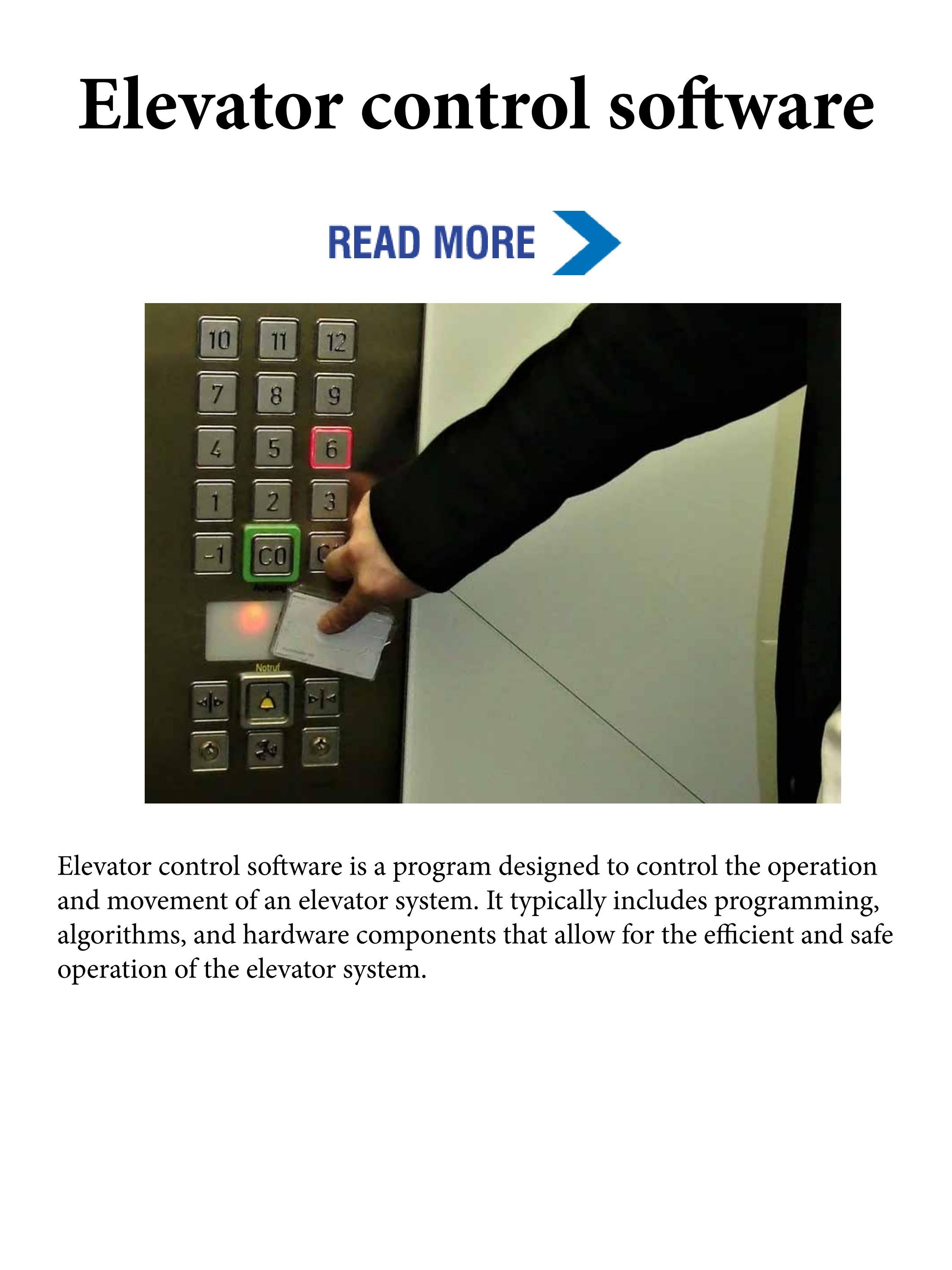 Elevator control software by tacticalheads Issuu