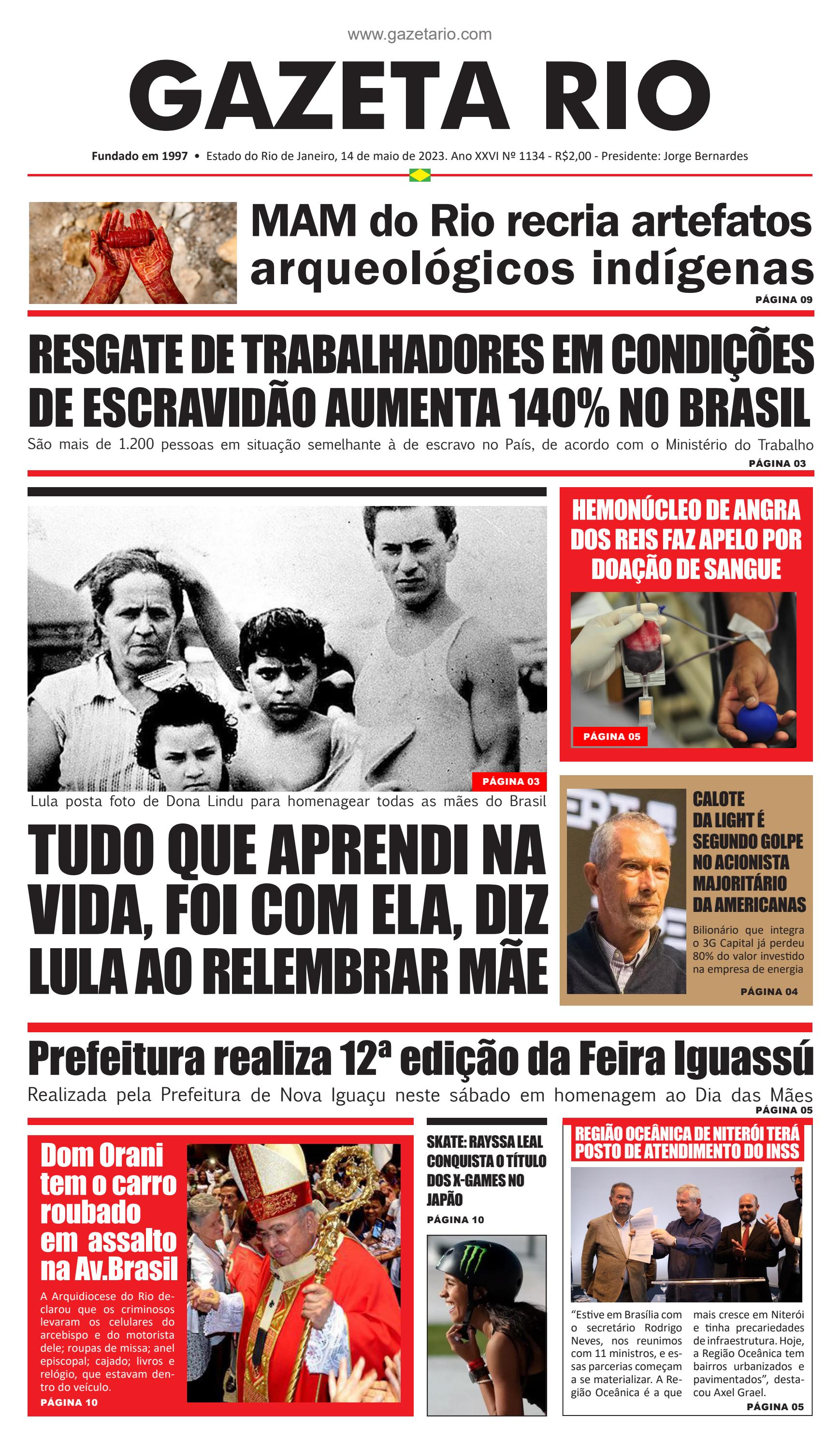 GAZETA RIO Edição de Domingo 14 de Maio de 2023 by GAZETA RIO ONLINE