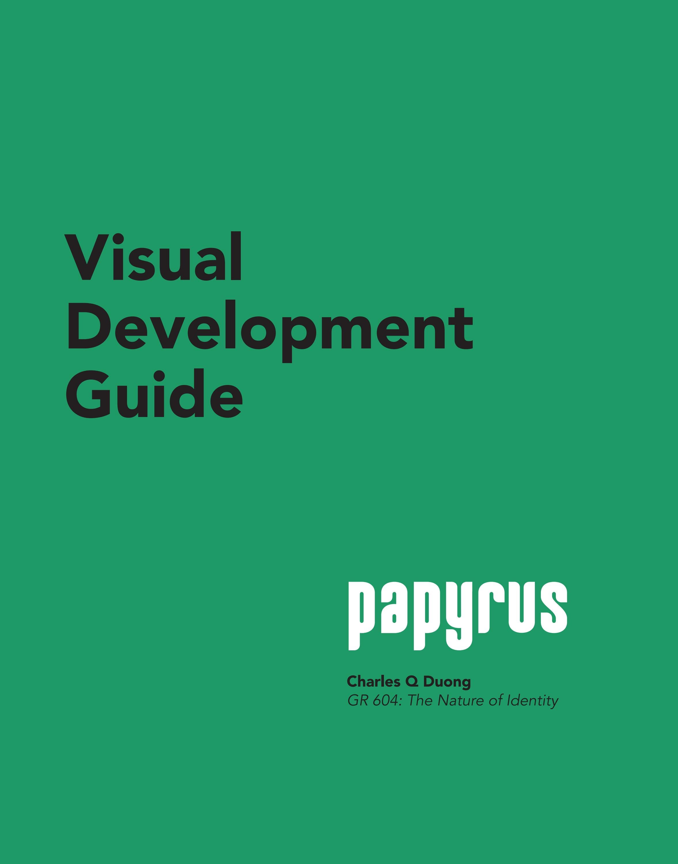 Papyrus - Visual Development Guide by Quy Duong - Issuu