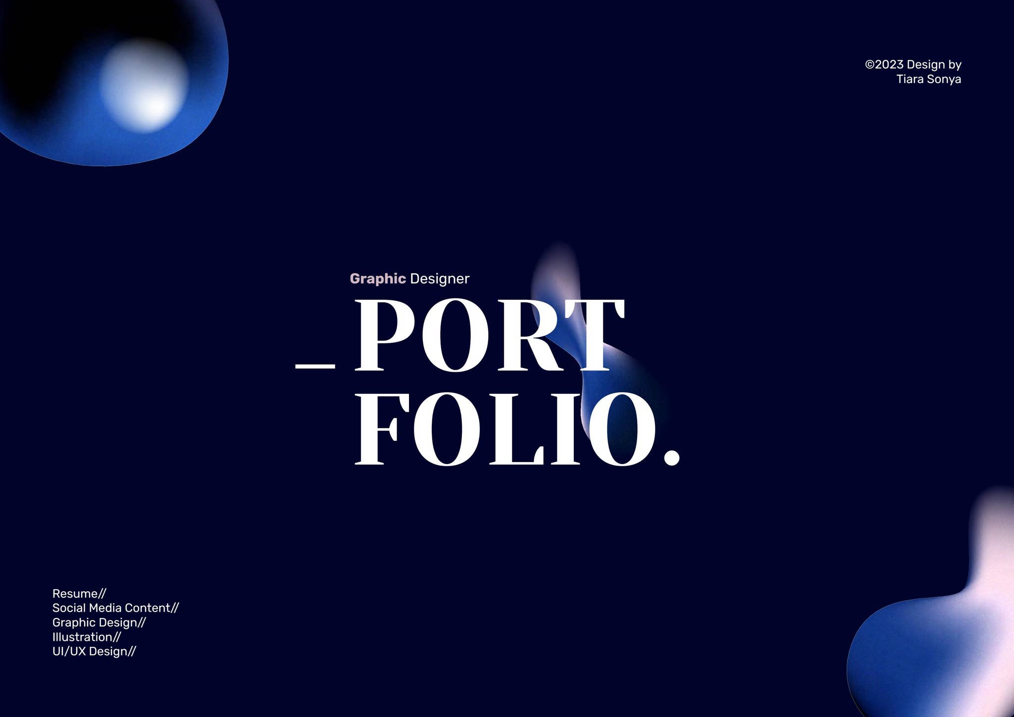 Portfolio Graphic Design 2023 (Tiara Sonya) by sonya tiara - Issuu