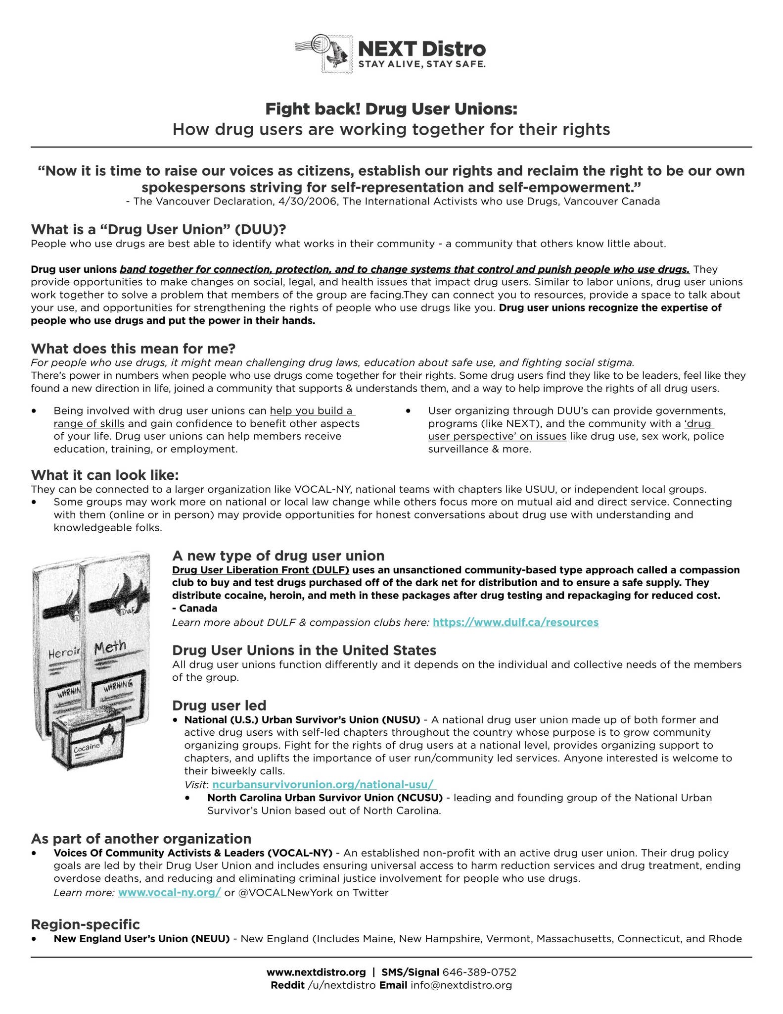 Fight Back! Drug User Unions: How drug users are working together for ...