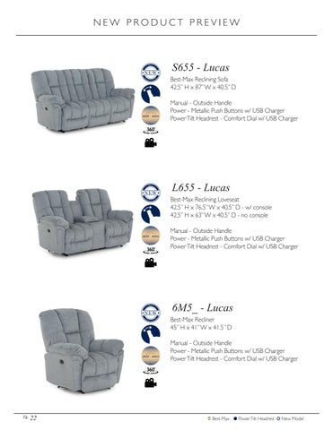 Best Home Furnishings Motion 家具目录 - 春季 2023 第 24 页