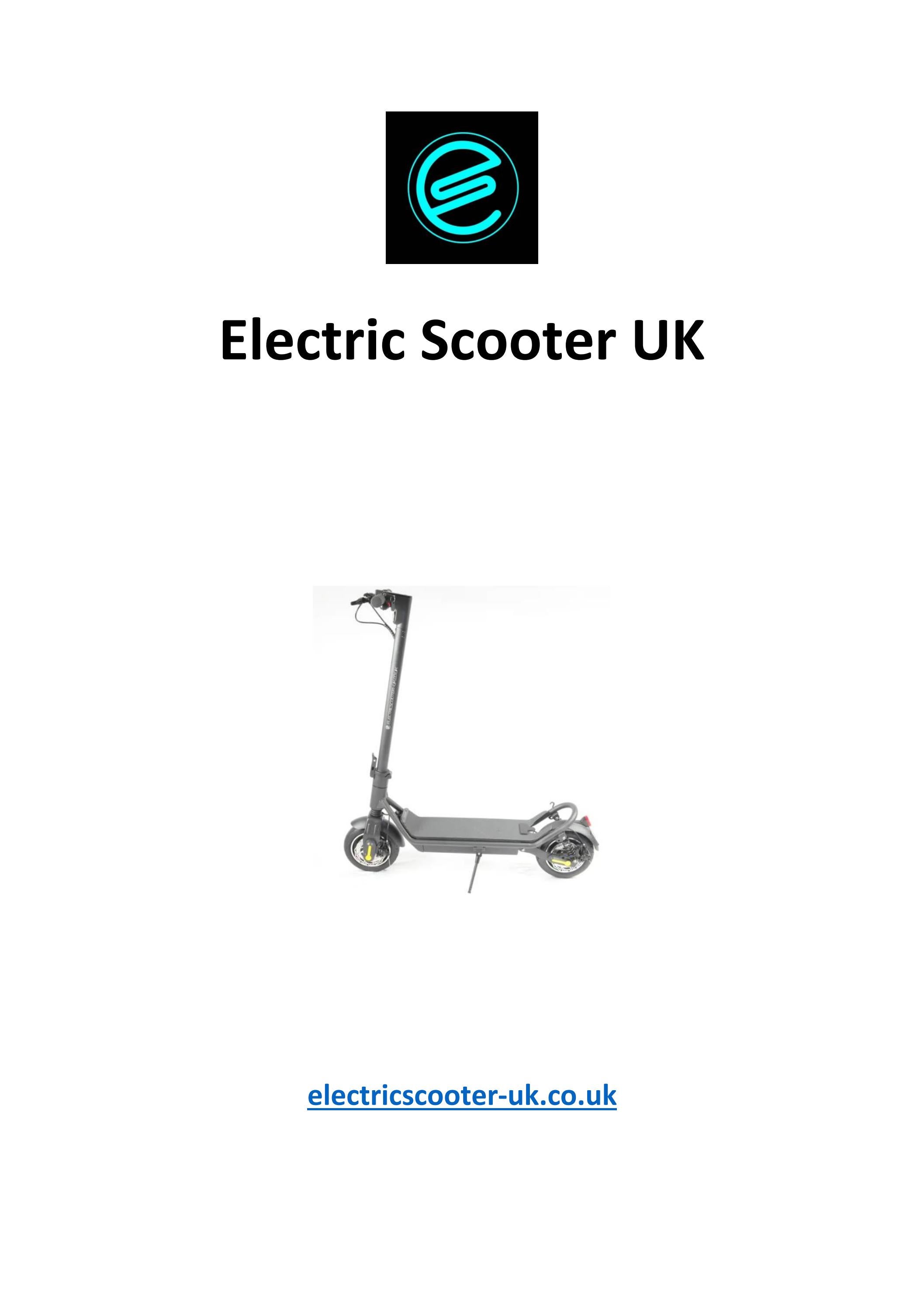 Electric Scooter UK by EDUKLTD Issuu