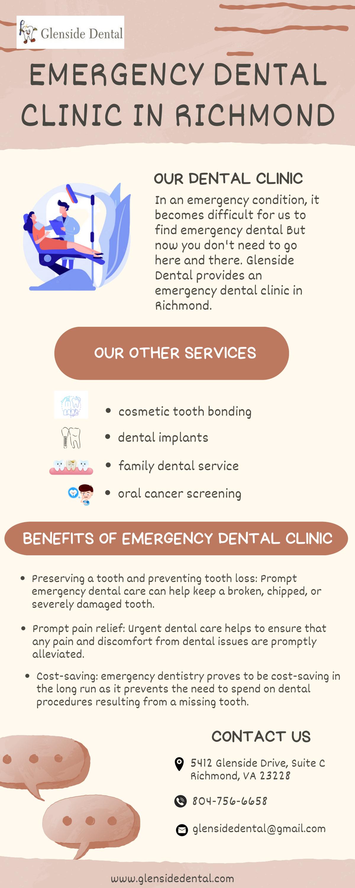 Glenside Dental is Emergency Dental Clinic In Richmond by Glenside