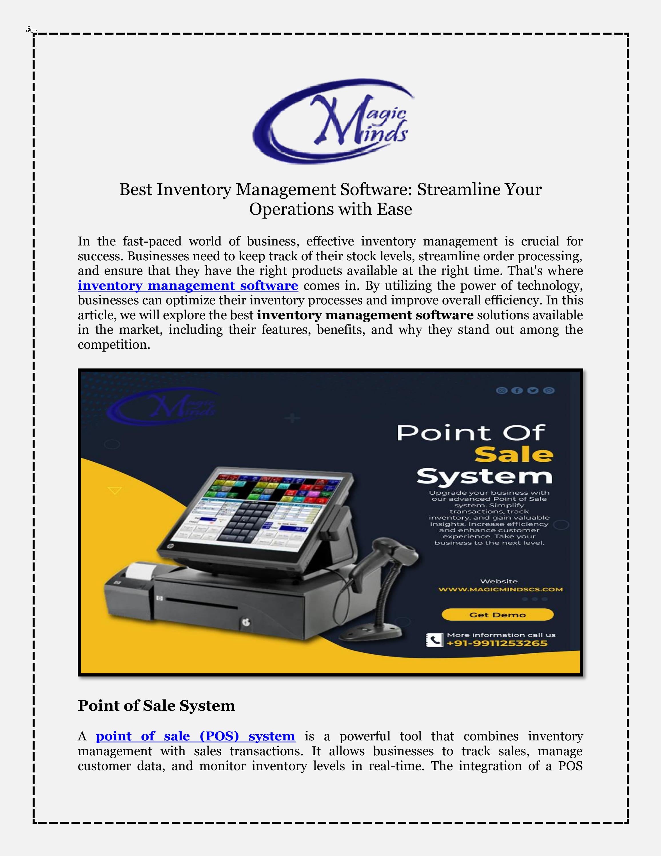 Best Inventory Management Software By Magic Minds Issuu Best Inventory Management Software By Magic Minds Issuu