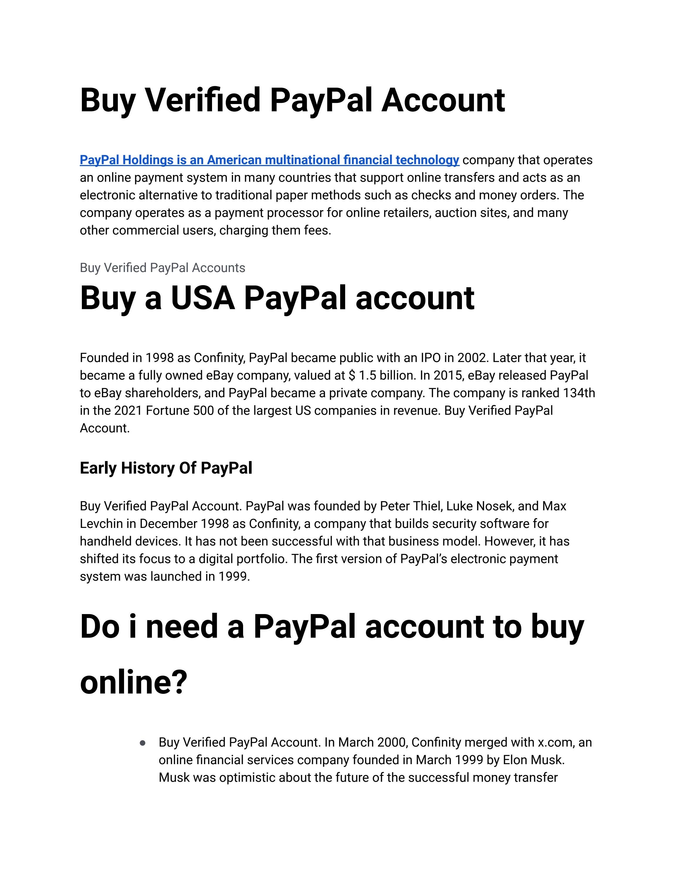 Verified PayPal Accounts by onna353 Issuu