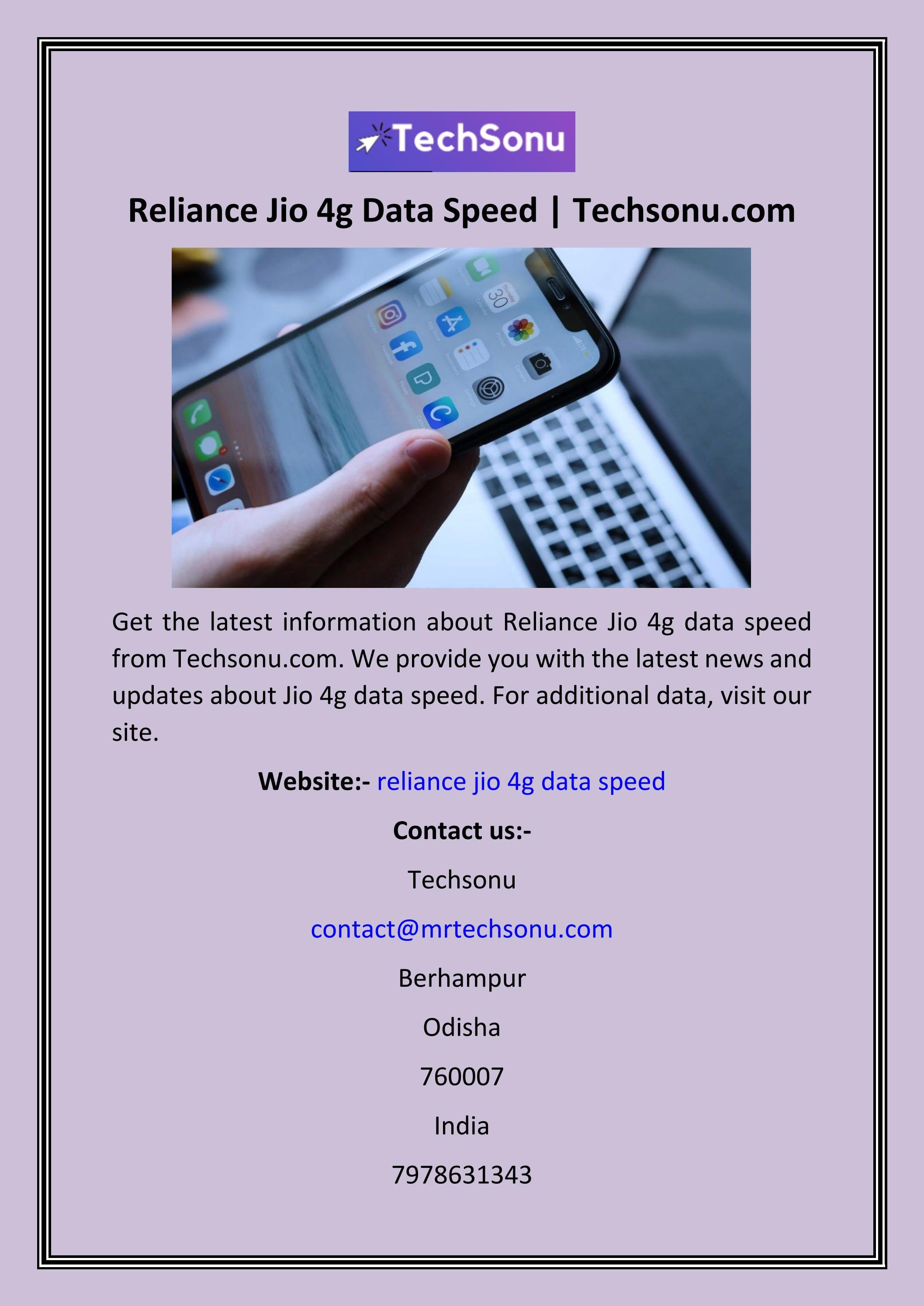 reliance-jio-4g-data-speed-techsonu-by-techsonu-issuu