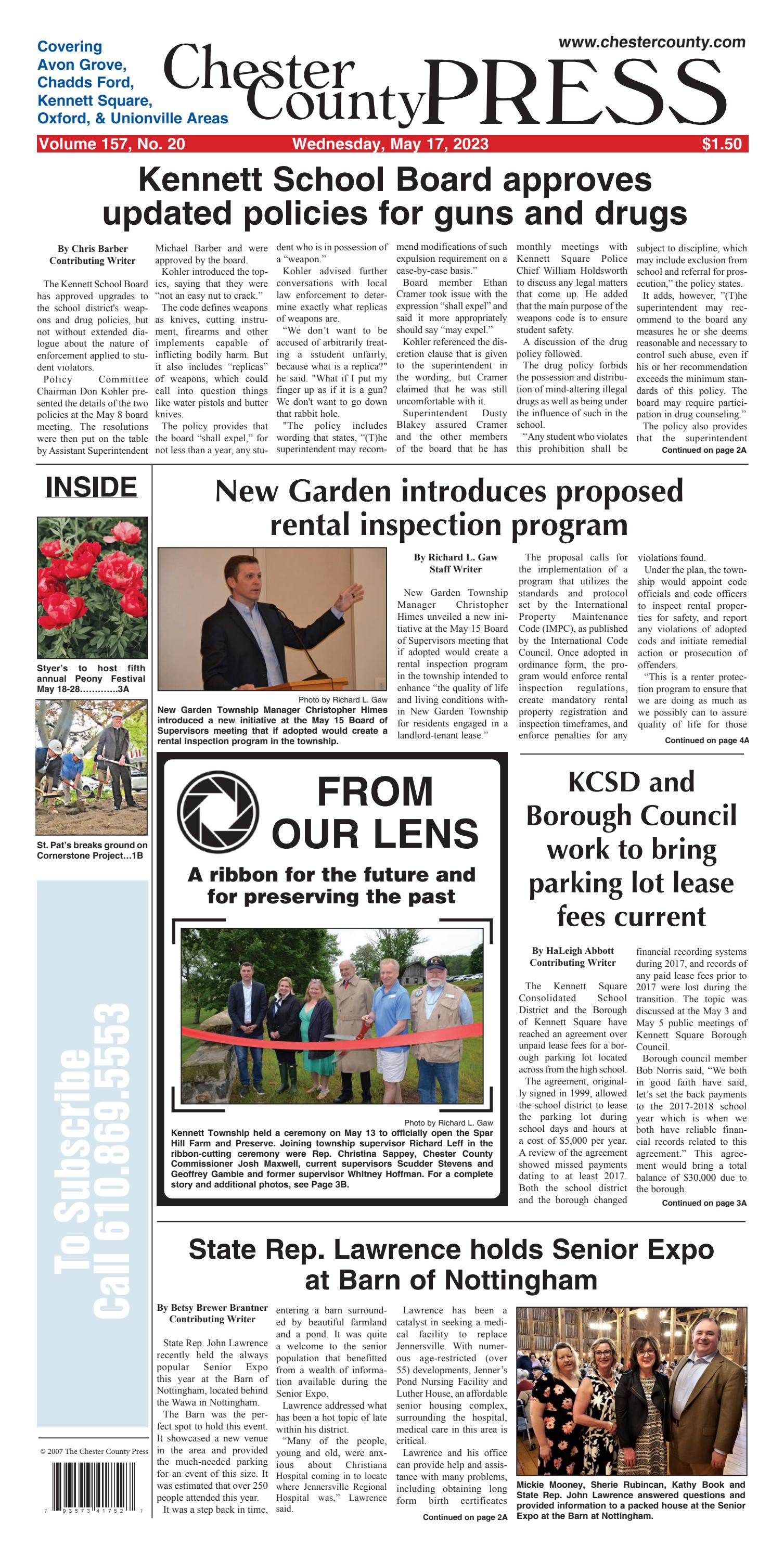 Chester County Press 05172023 Edition by Ad Pro Inc. Issuu