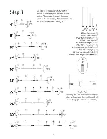 nathanjameshome 灯饰目录 · Violet 轨道灯 Instruction Sheet 第 7 页