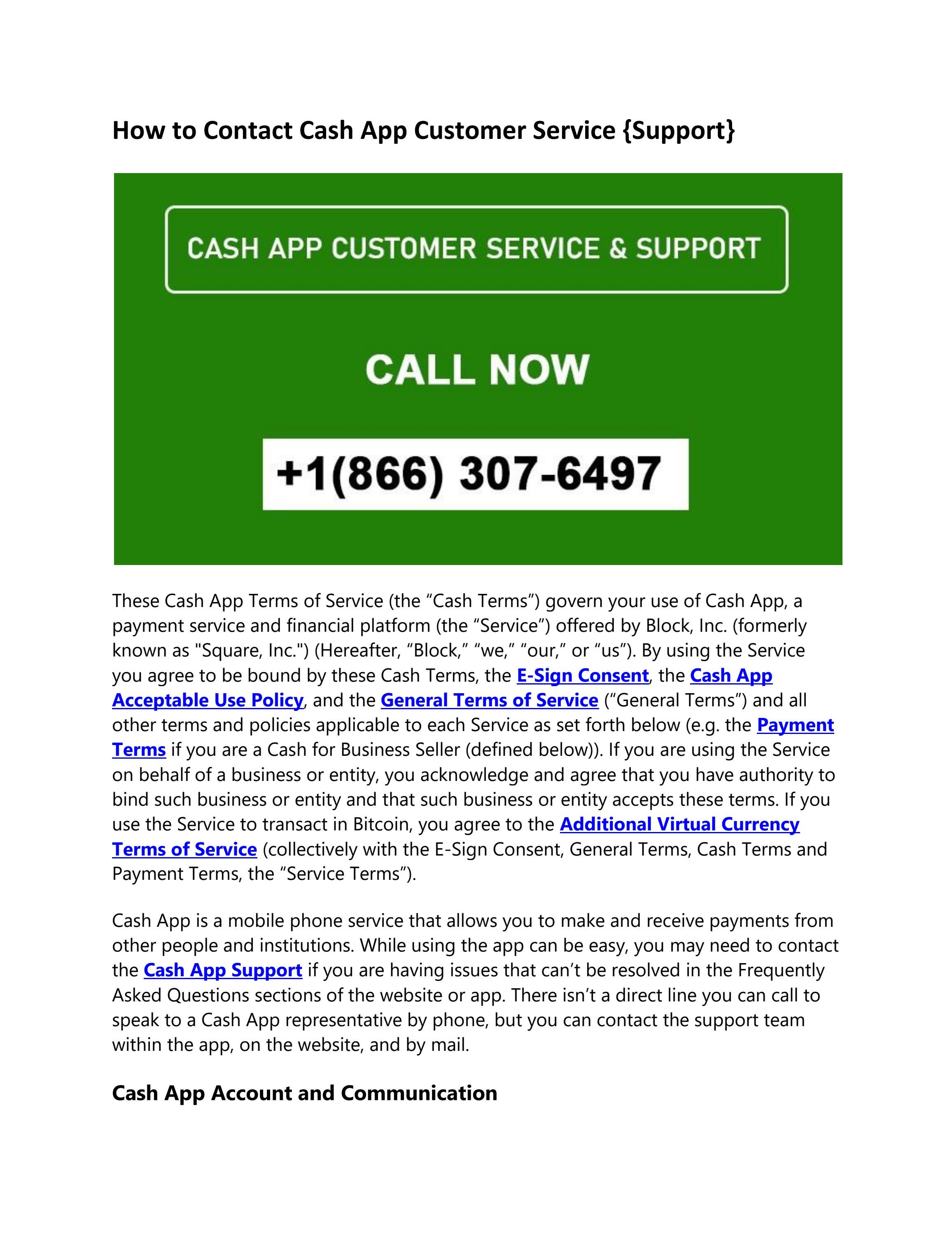How to Contact Cash App Customer Service {Support} by stock adam Issuu