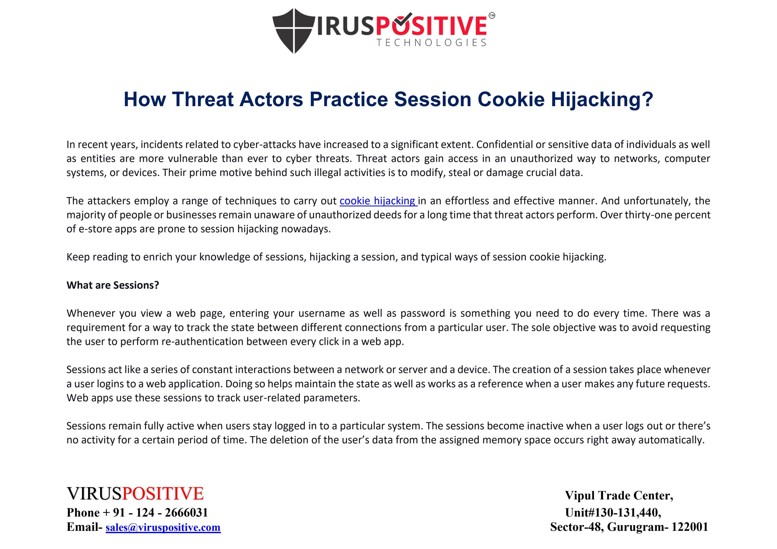 How Threat Actors Practice Session Cookie Hijacking? by Selins Jesse