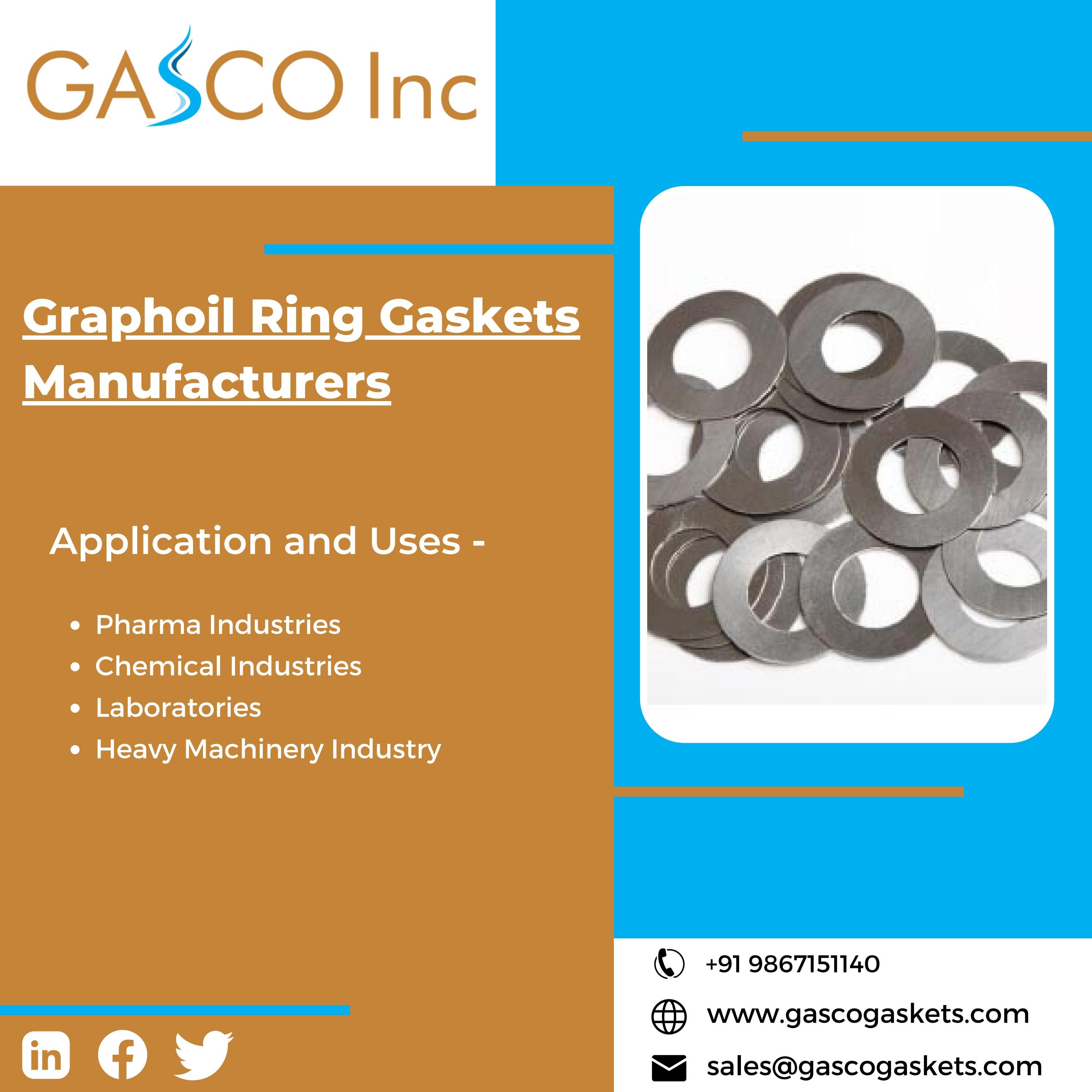 Gasco INC O Rings Manufacturer Grafoil Ring Gaskets Manufacturers Flange Insulation Gasket